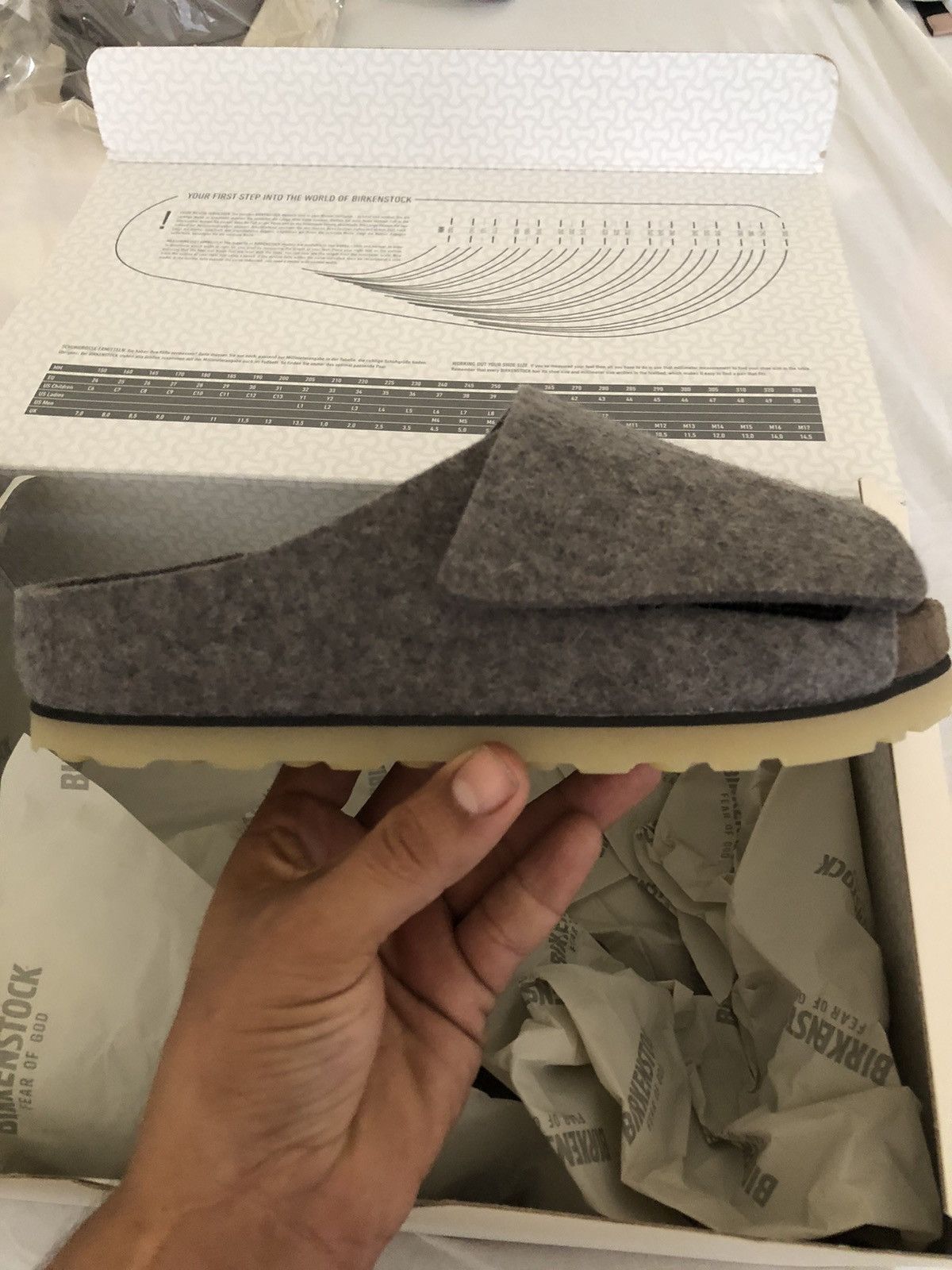 image of Birkenstock Shoes in Grey, Women's (Size 5)
