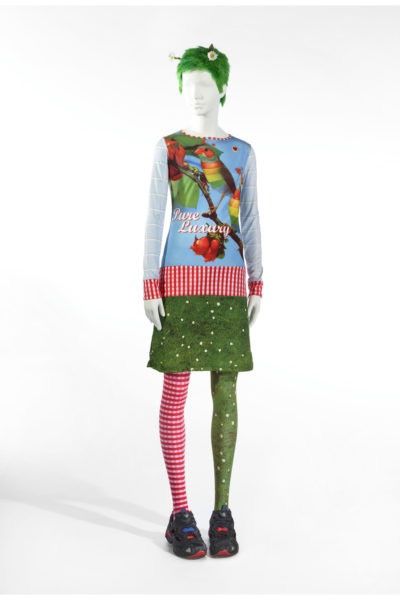 Walter Van Beirendonck W&LT S/S 97 “Pure Luxury” dress Size XS / US 0-2 / IT 36-38 - 4 Thumbnail