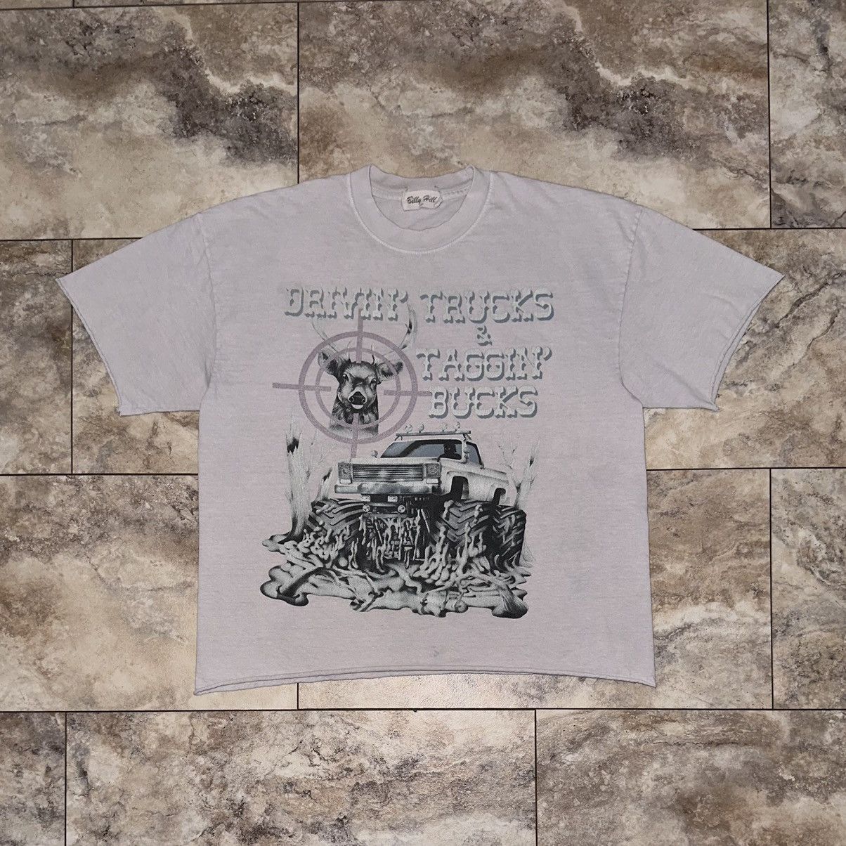 Billy Hill Billy Hill “Drivin Trucks & Taggin Bucks” Tee Beige Large Size US L / EU 52-54 / 3 - 1 Thumbnail