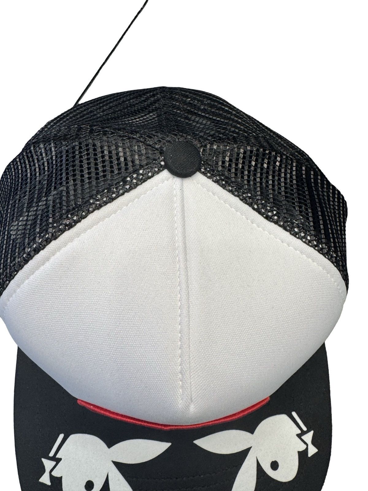 Playboy × Supreme Supreme Authorized Dealer Mesh Trucker Hat Black Snapback! Size ONE SIZE - 6 Thumbnail