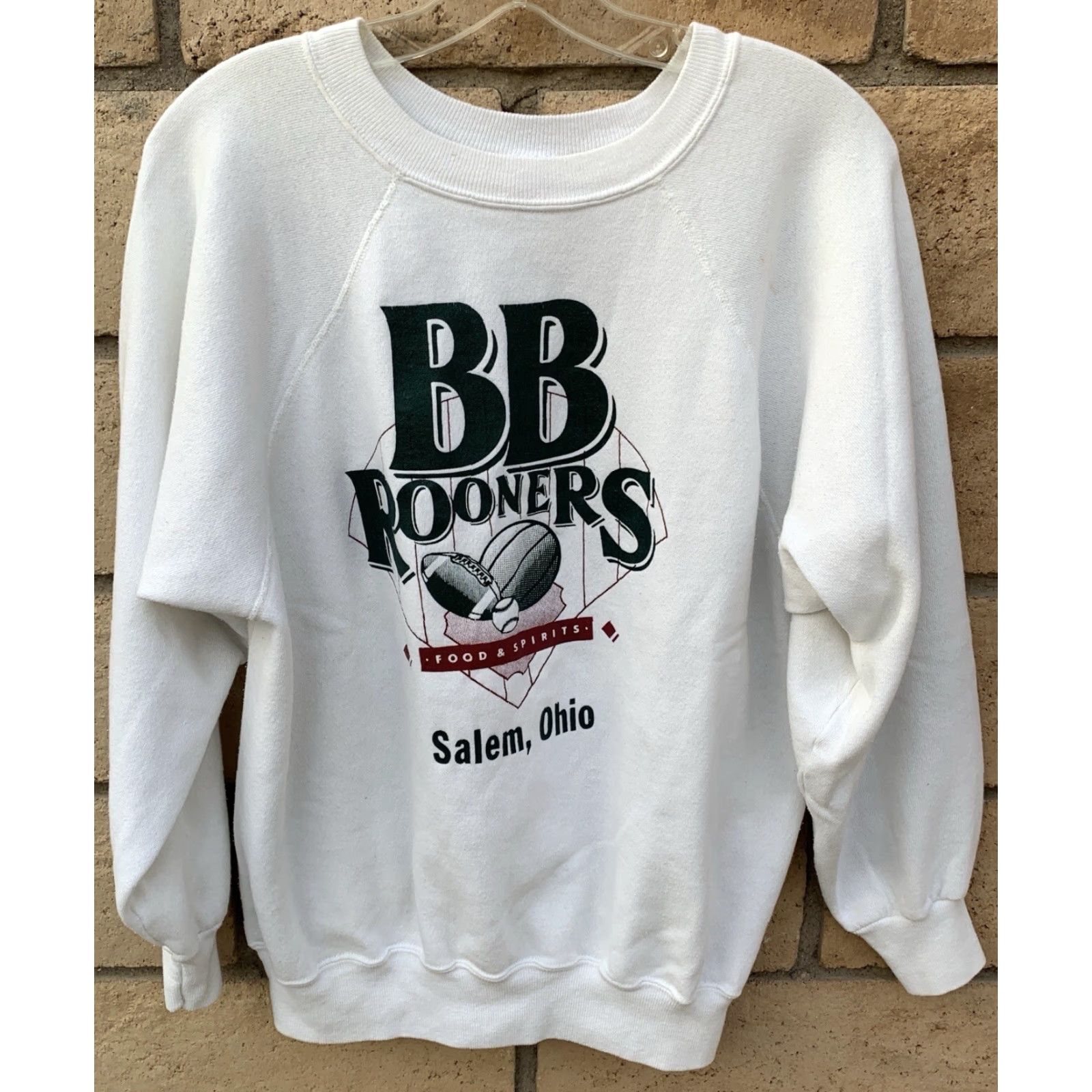 Vintage VINTAGE Ultra Sweats Raglan Sweatshirt Men's White Sport White Baseball Basketball Football L Size US L / EU 52-54 / 3 - 4 Thumbnail