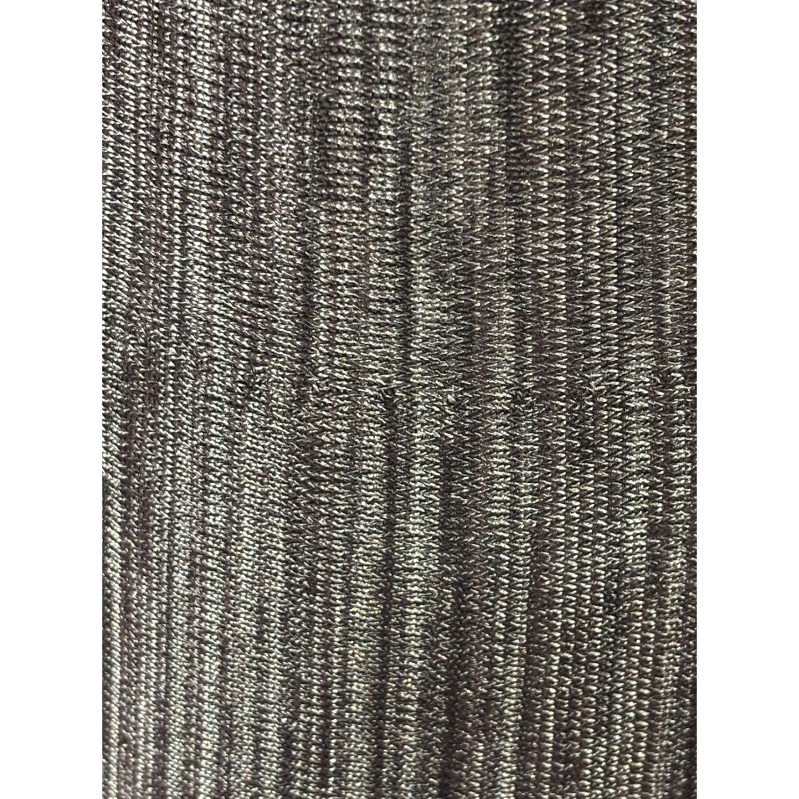 Vintage Misook Knit Jacquard Maxi Sweater Dress Women’s Large Heritage Fit Bishop Sleeve Brown With Purple Tones V-Neck Pullover Long Sleeve Size L / US 10 / IT 46 - 6 Thumbnail
