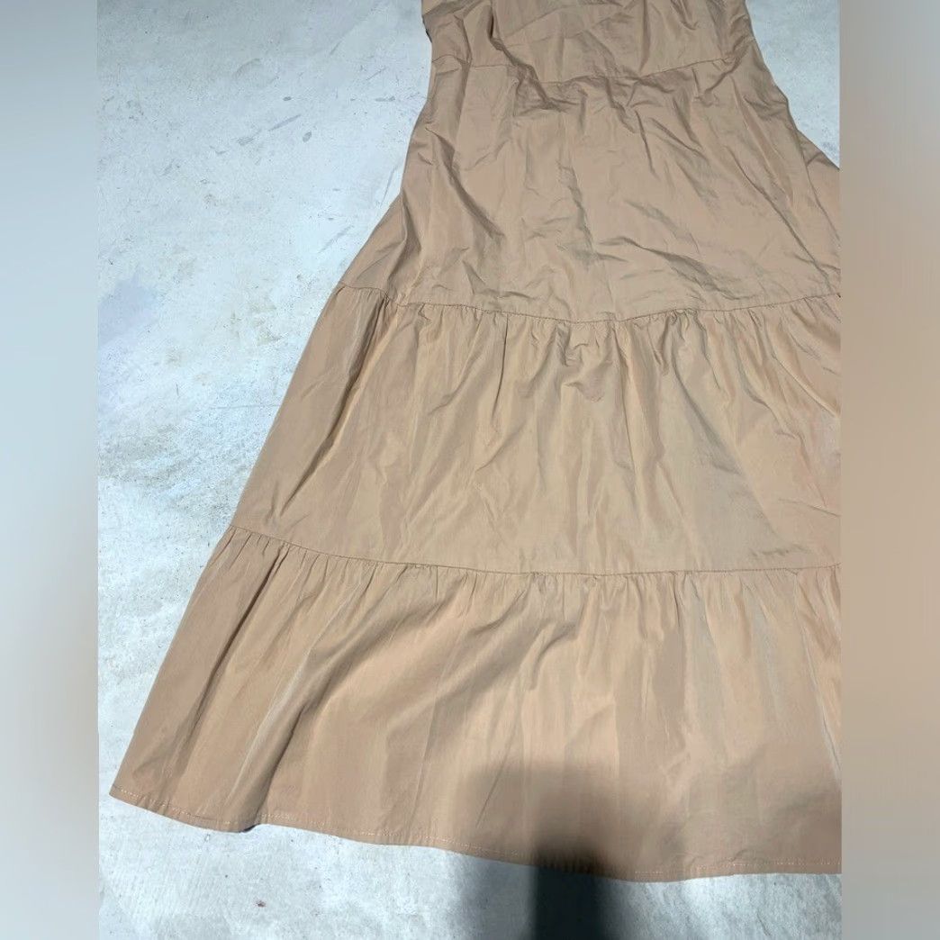 Madewell Madewell Sundress Button-Back Tiered Long Beige Women 6 Regular) Size M / US 6-8 / IT 42-44 - 2 Thumbnail