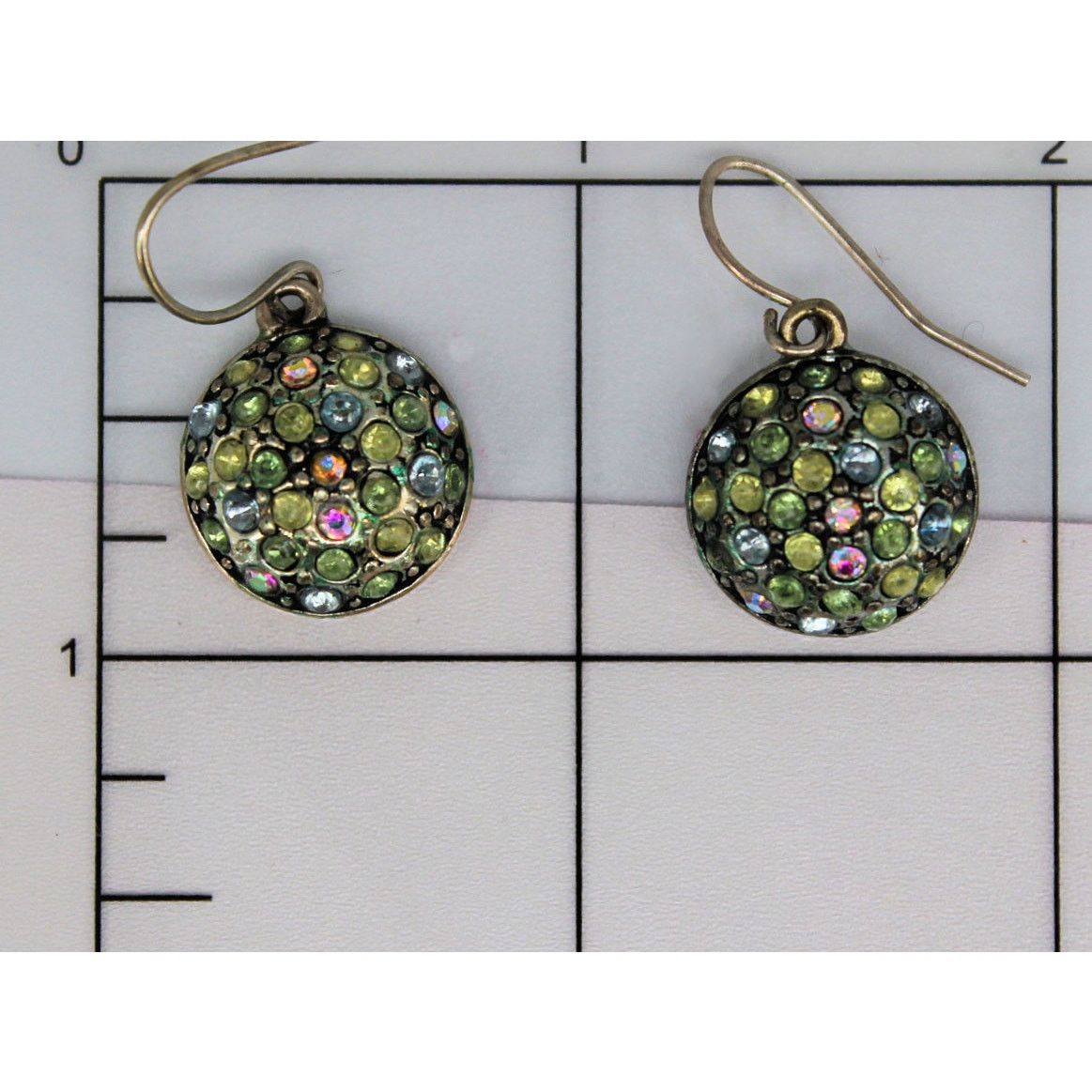 Other Avon Ninna Ricci Earrings 1" Drop Aurora Borealis • Hooked Size ONE SIZE - 4 Thumbnail