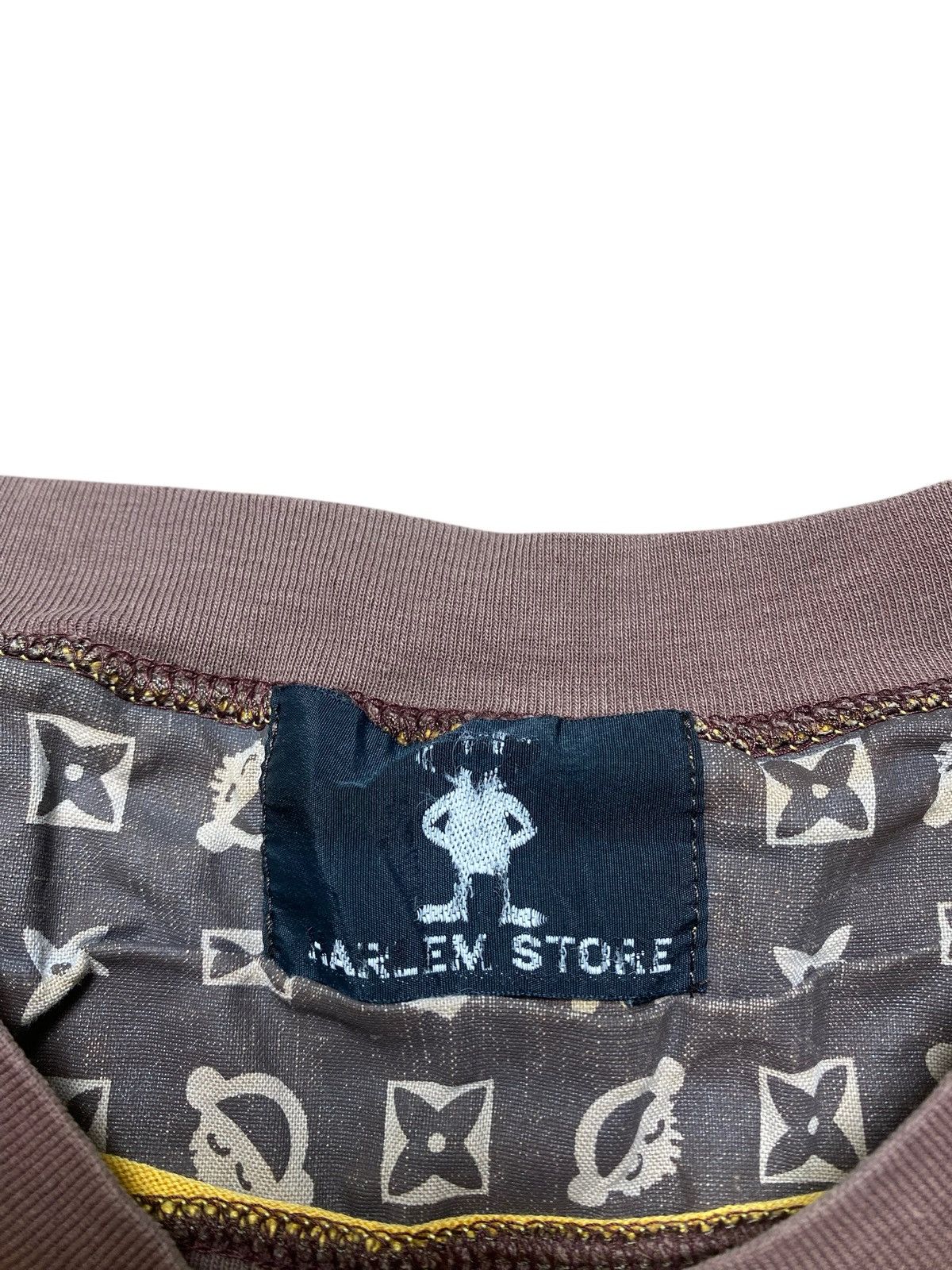 Japanese Brand VINTAGE HARLEM STORE LV ALIKE DESIGN TSHIRT Size US XL / EU 56 / 4 - 9 Thumbnail