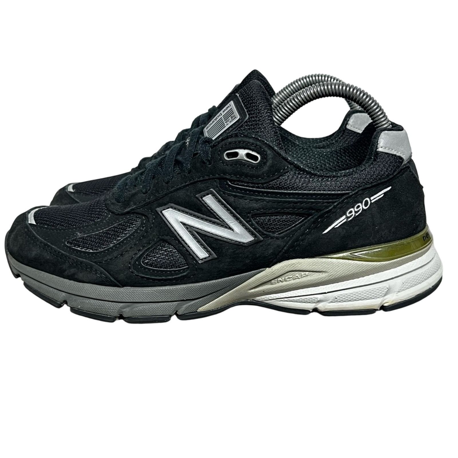 New Balance New Balance 990V5 Womens Shoes 8 US Black Suede W990BK5 Size US 8 / IT 38 - 1 Thumbnail