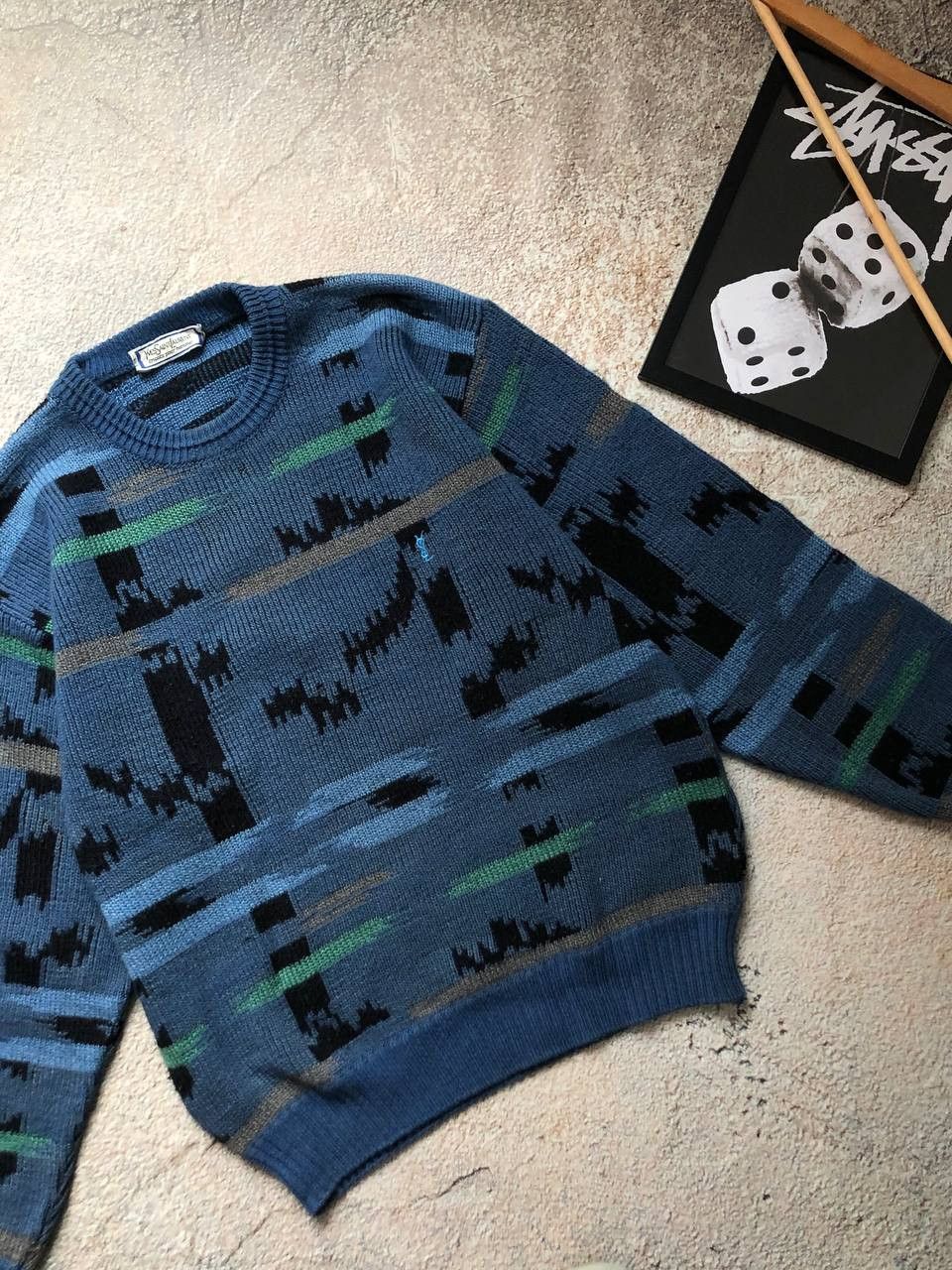 Vintage × Yves Saint Laurent Yves Saint Laurent Sweater Knit Size US M / EU 48-50 / 2 - 2 Thumbnail