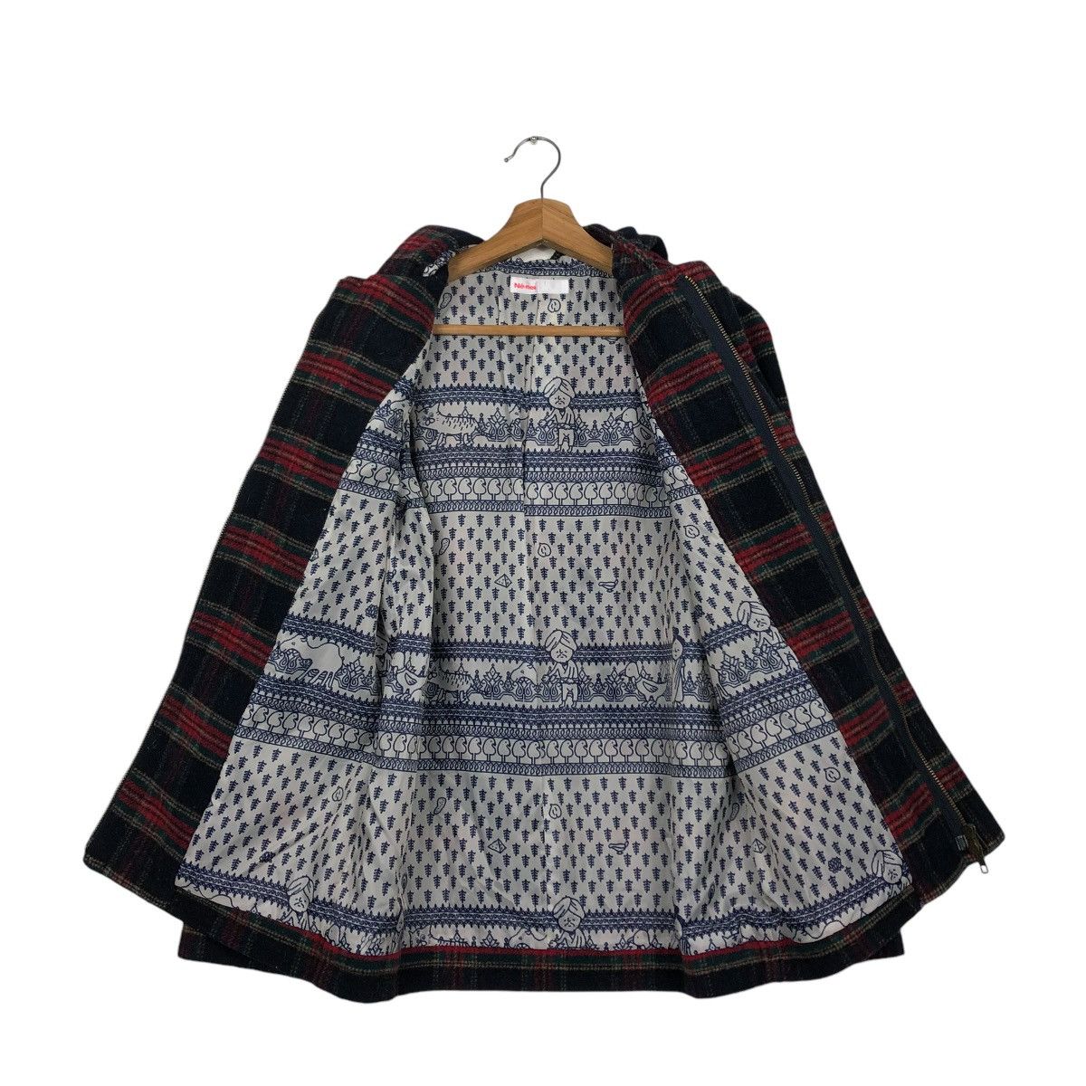 Issey Miyake VINTAGE WOOL BIKER JACKET NE-NET ISSEY MIYAKE TARTAN DESIGN Size US M / EU 48-50 / 2 - 17 Thumbnail