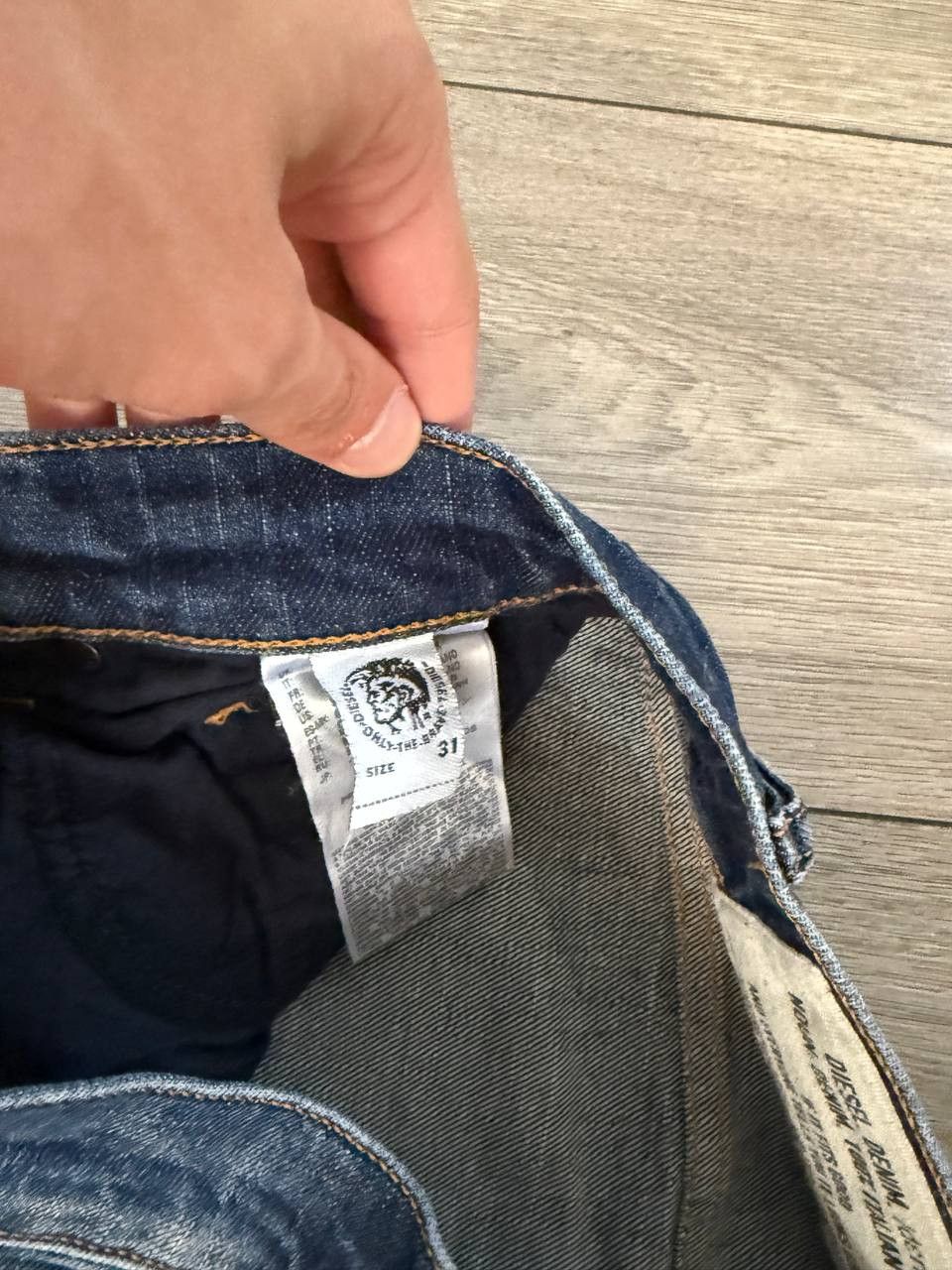Diesel diesel d-strukt jeans W31 L32 Mens Blue Denim Size US 31 - 8 Thumbnail