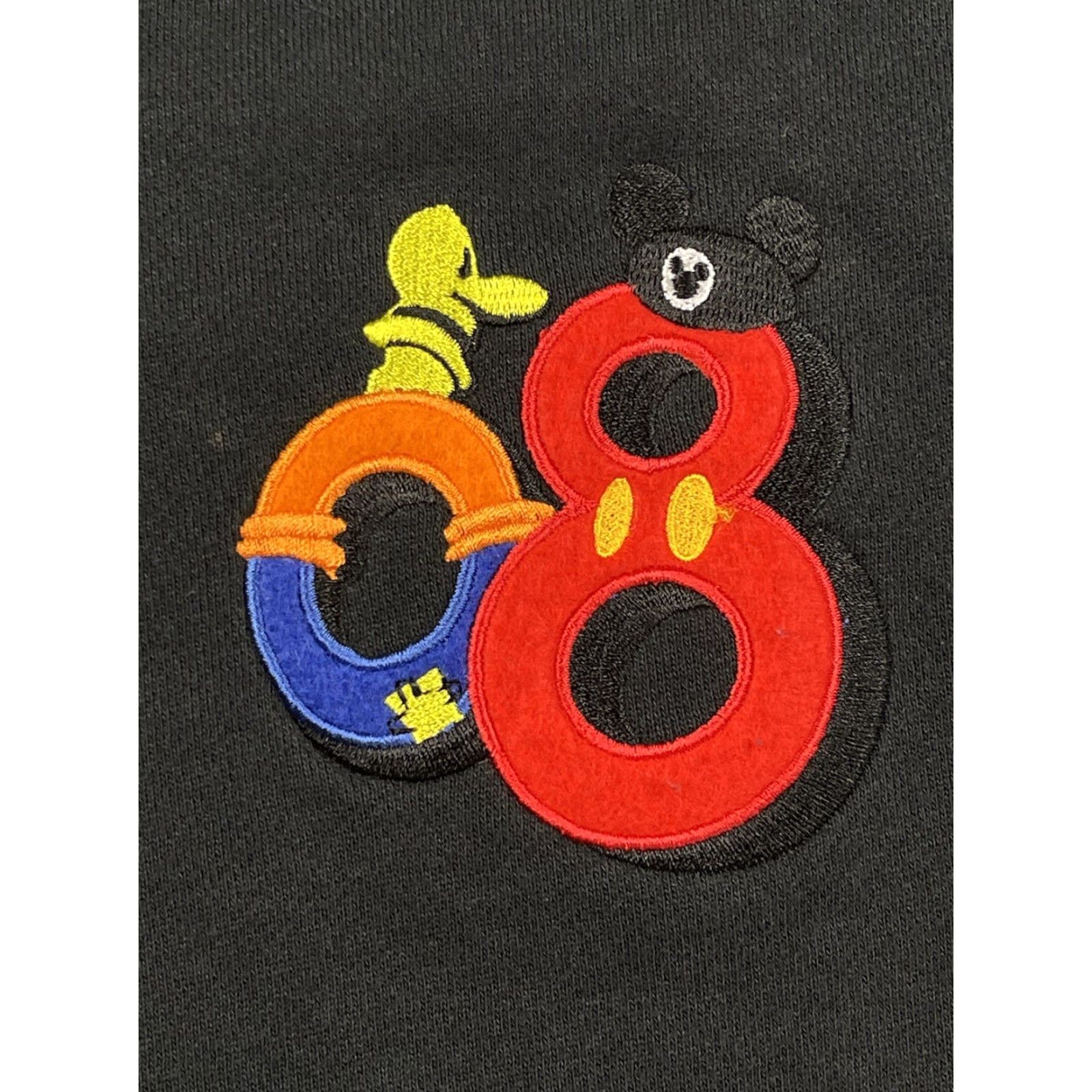 Mickey & Co. Disney Hoodie Sweatshirt Full Zip 2008 World Parks Sz S Mens Black Mickey Goofy Disney Mickey & Co. Hoodie Unisex Adults 90s Embroidered Zip Size US S / EU 44-46 / 1 - 4 Thumbnail