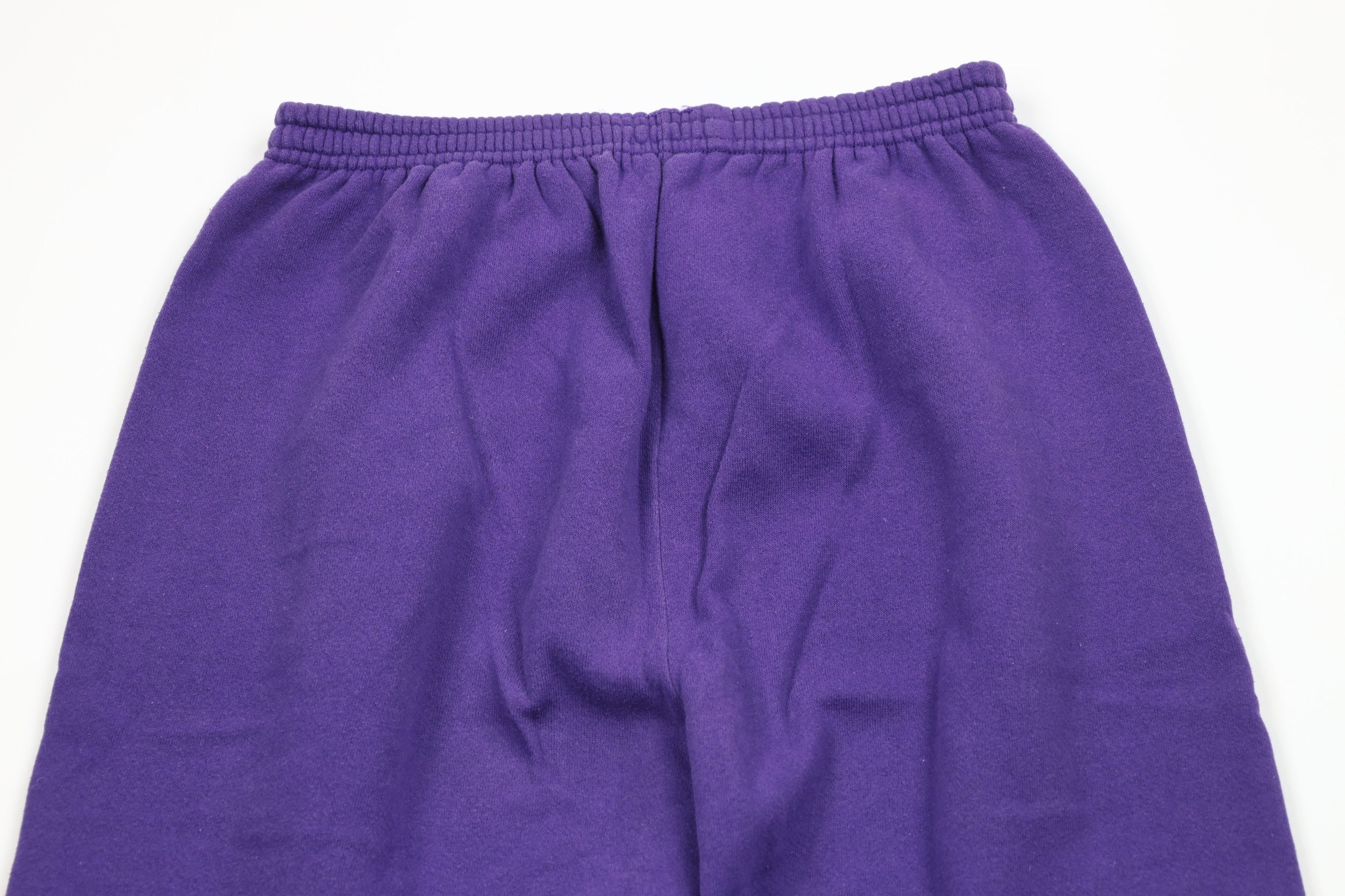 Vintage Vintage 90s Streetwear Blank Sweatpants Joggers Purple USA Size 28" / US 6 / IT 42 - 12 Thumbnail