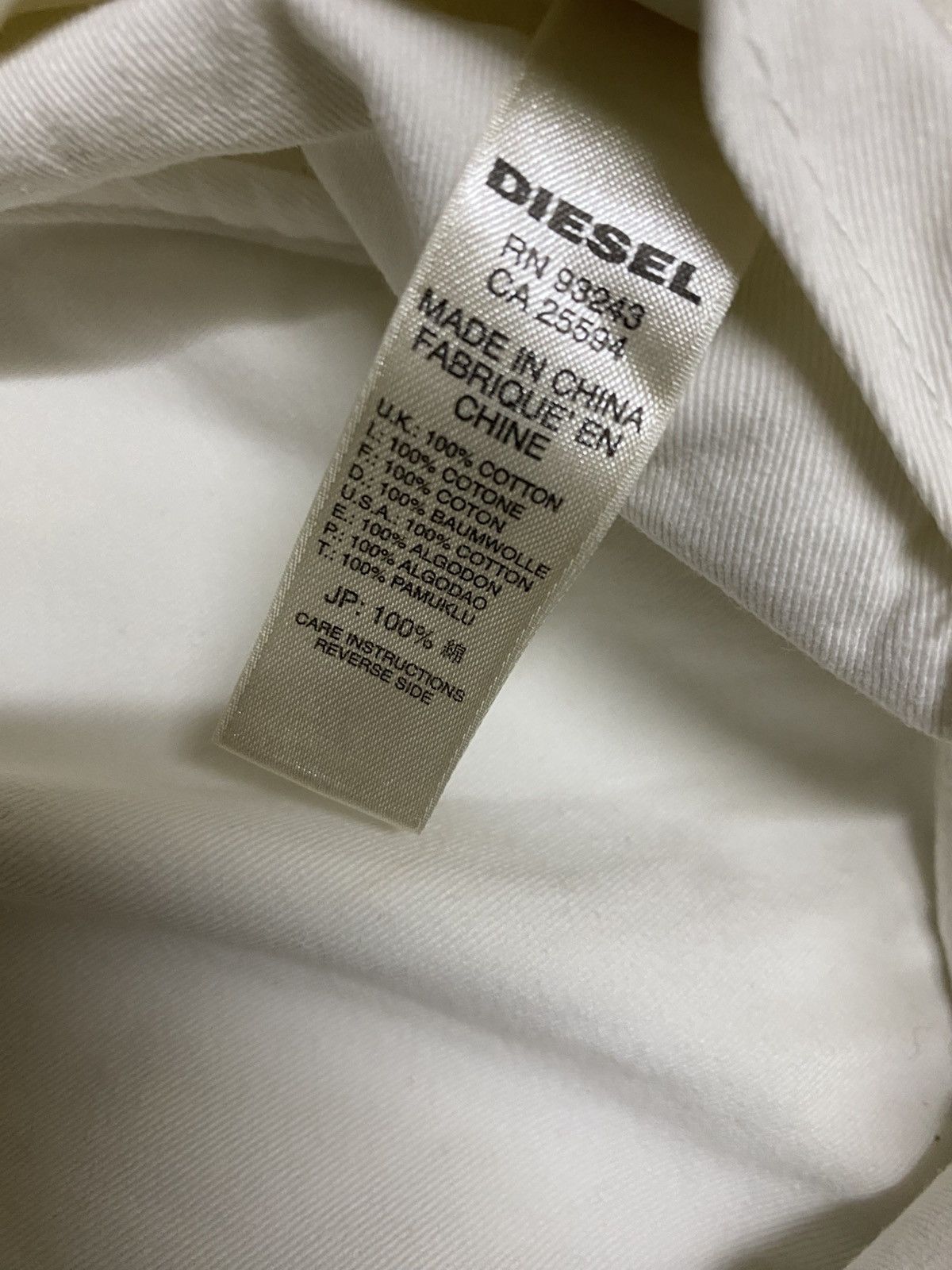 Diesel × Vintage RARE Diesel Vintage Y2K Army Cap 90s Size ONE SIZE - 5 Thumbnail