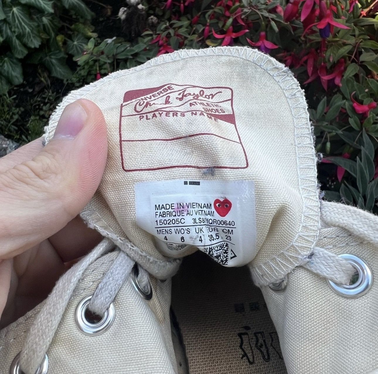 Comme des Garcons Converse Chuck Taylor All Star High x Comme des Garcons Size US 6 / IT 36 - 5 Thumbnail