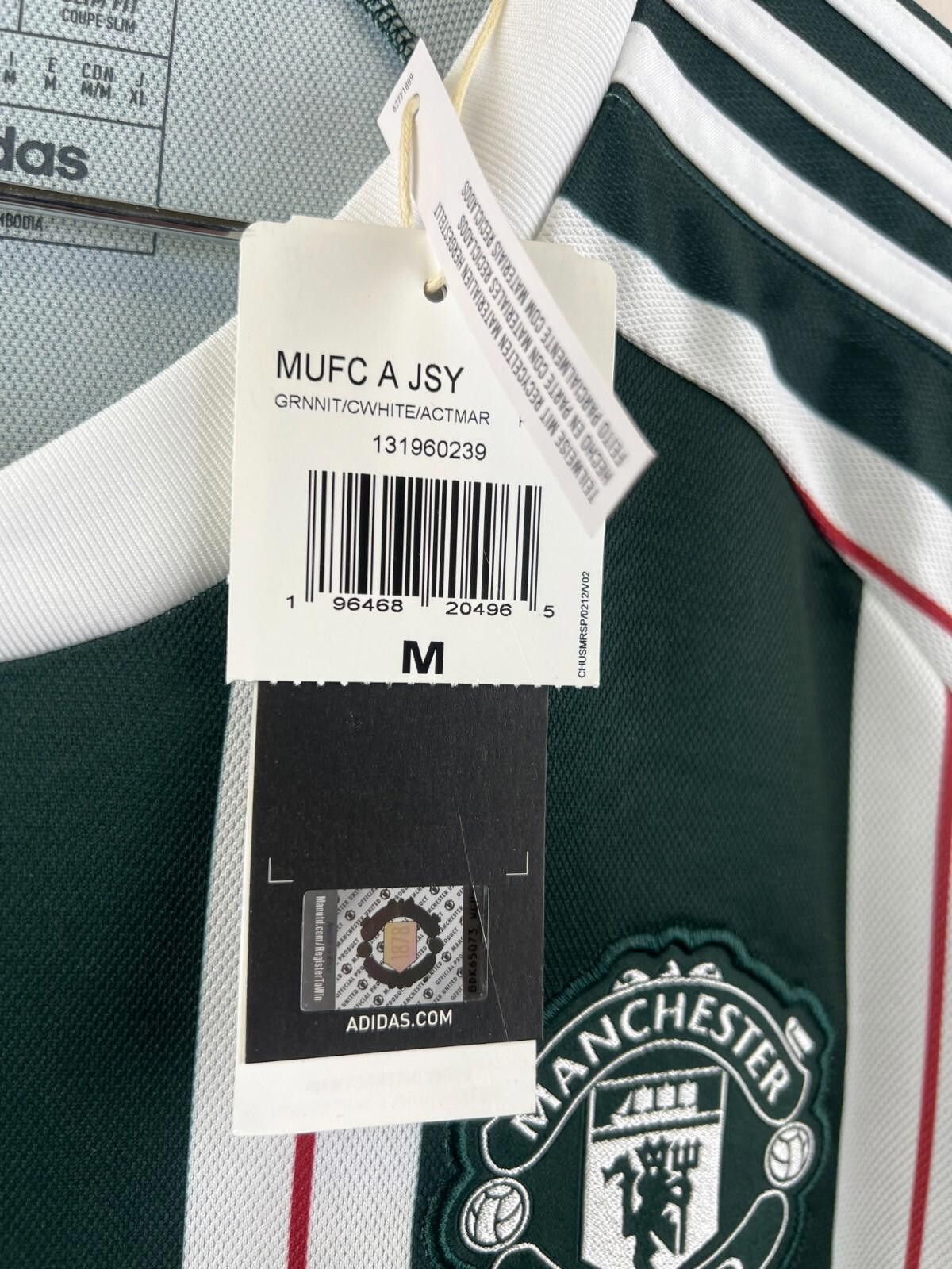 Adidas Adidas Manchester United 23/24 Away Authentic Jersey Mens Size ONE SIZE - 6 Thumbnail