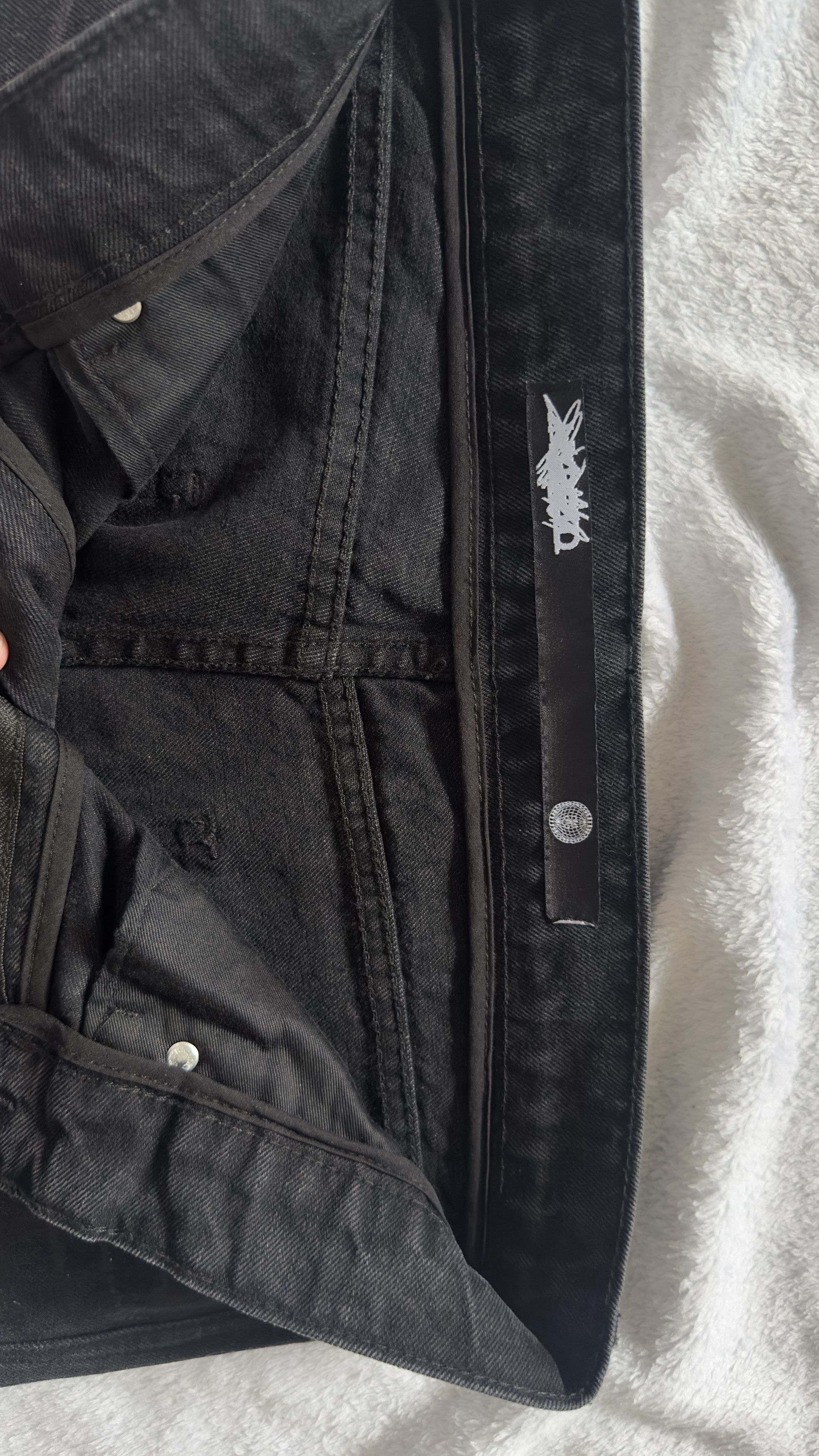 Japanese Brand Hedi slimane metallic painted jeans Size US 36 / EU 52 - 6 Thumbnail