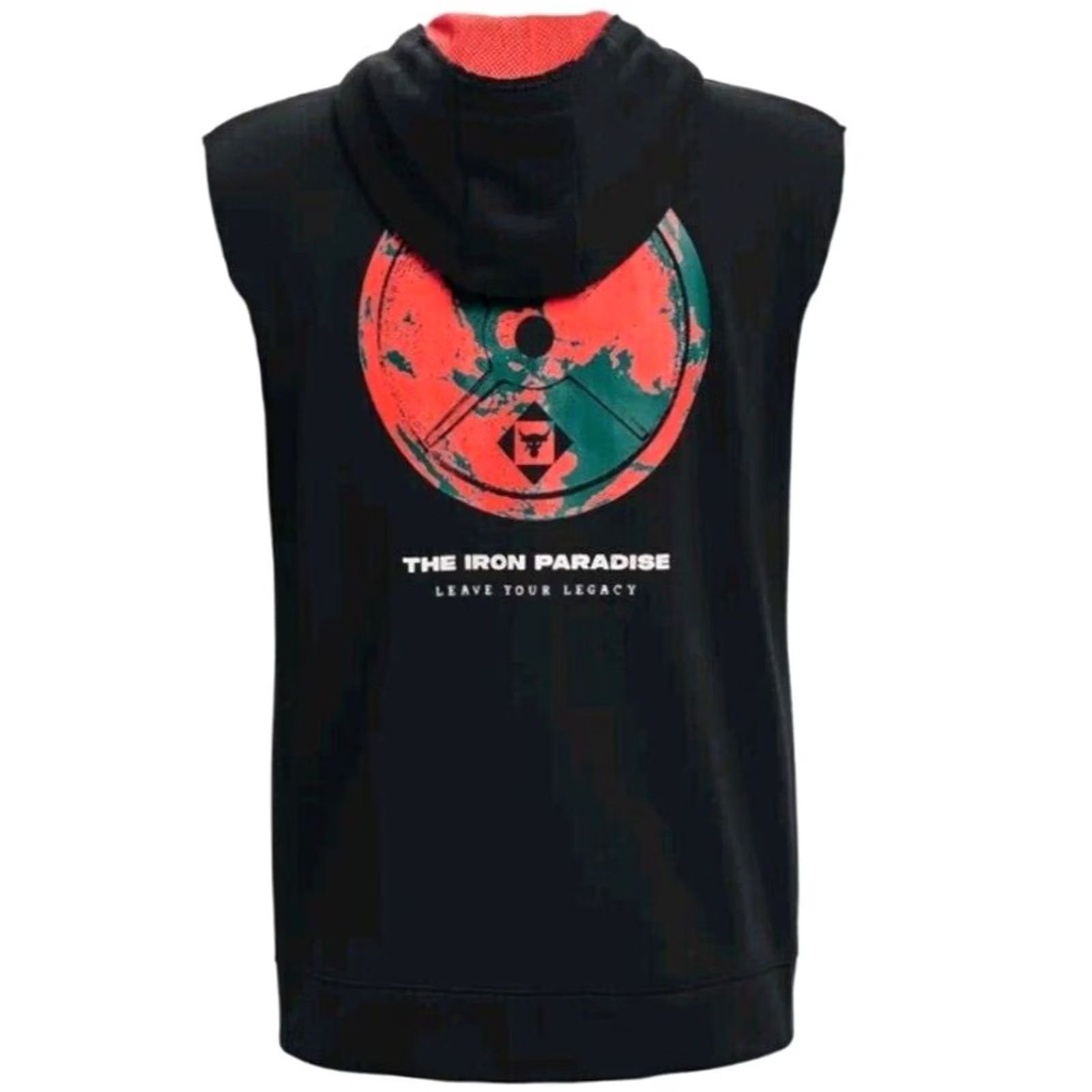 Under Armour Under Armour Project Rock Hoodie Mens Small Black Sleeveless Full-Zip Logo Zipper Terry 1377434 Size US S / EU 44-46 / 1 - 2 Thumbnail