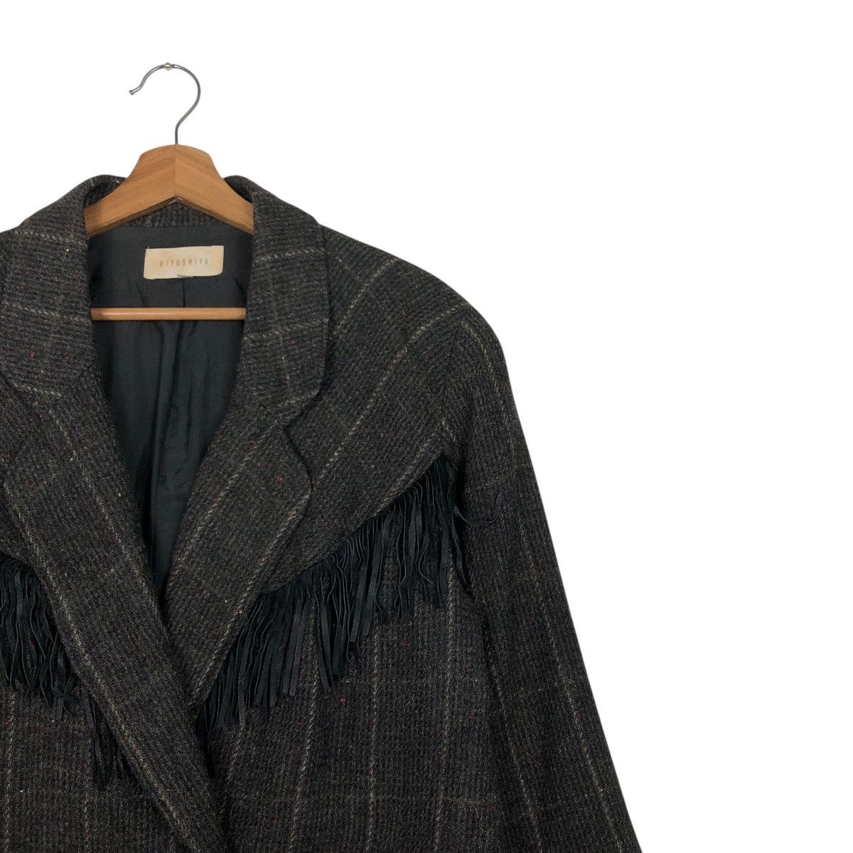 Japanese Brand 📌Wool Jacket Boro Design Western Hiyoshiya Issey Miyake Size US M / EU 48-50 / 2 - 7 Thumbnail