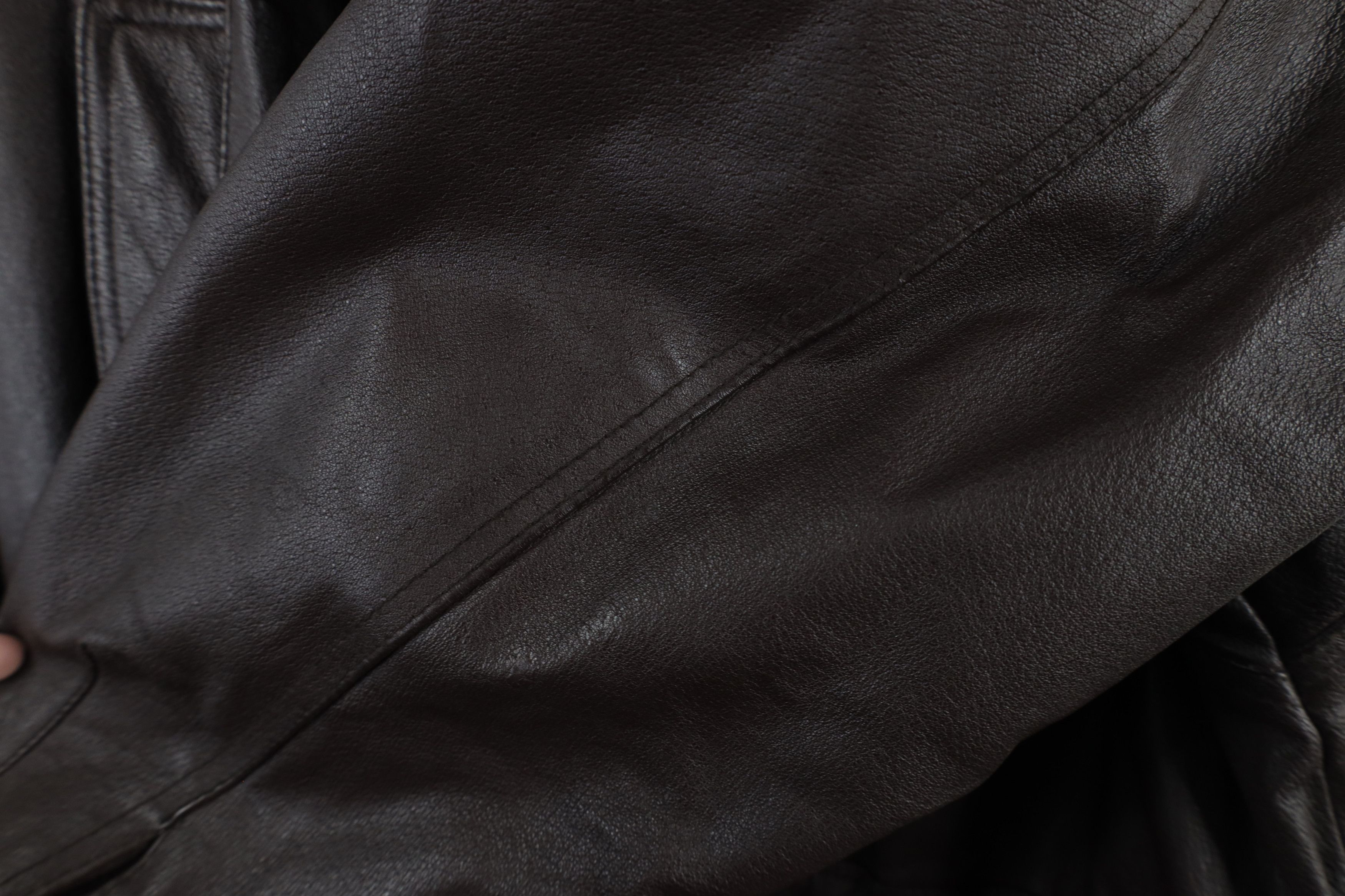 Vintage Vintage 90s Streetwear Leather Hooded Chore Barn Jacket Size US M / EU 48-50 / 2 - 10 Thumbnail