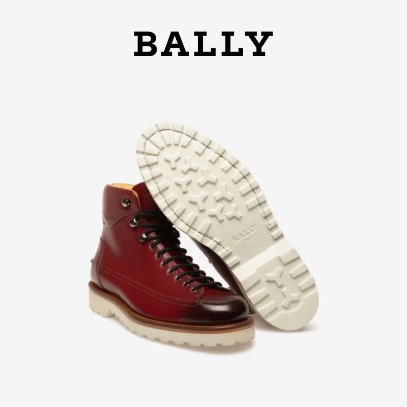 Bally BALLY Burgundy Waxed Monkey Face Snow Boot 40 EU Size US 7 / EU 40 - 3 Thumbnail