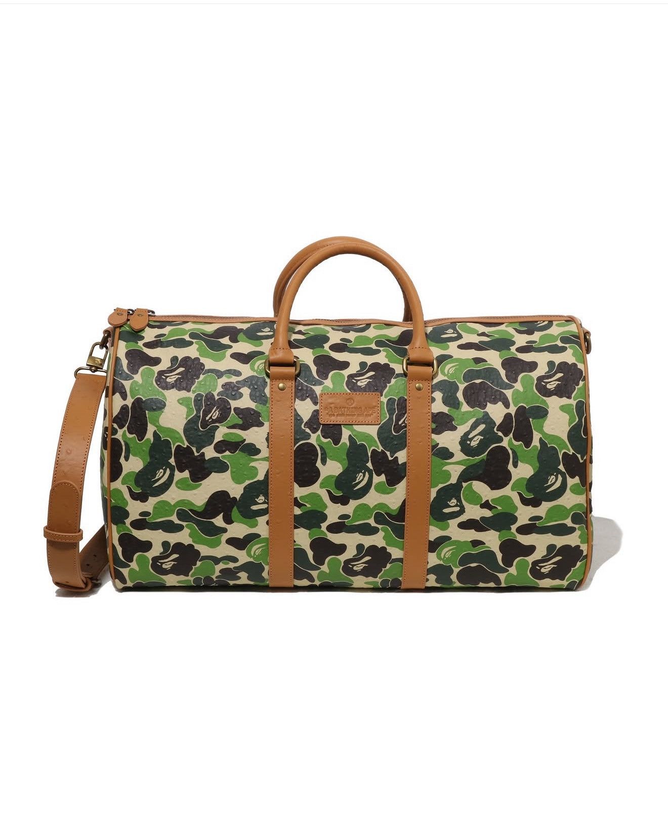 Bape Bape ABC CAMO PU Leather Large Boston Bag Size ONE SIZE - 2 Thumbnail