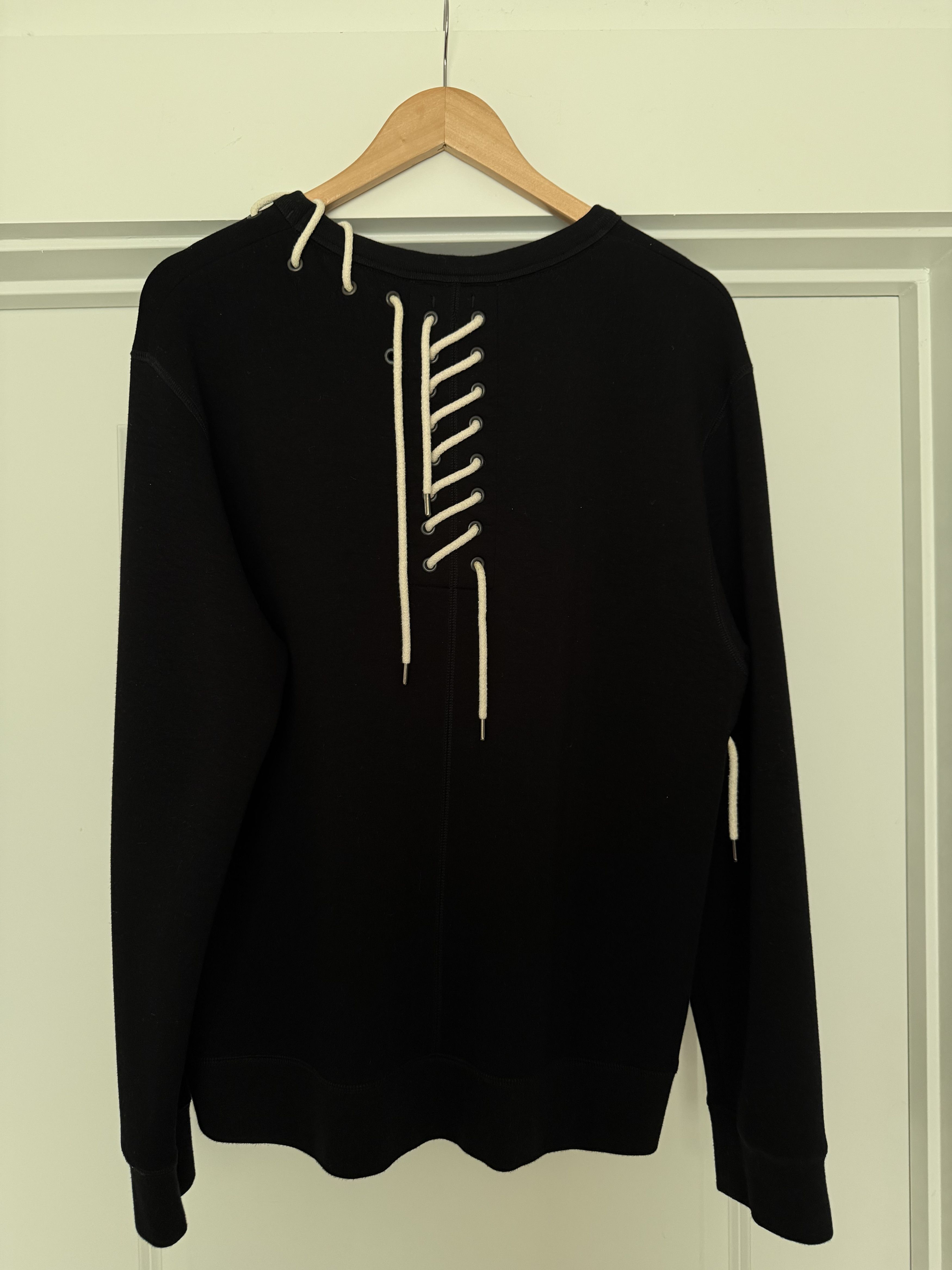 Craig Green Craig Green Black Lace Sweatshirt Size US M / EU 48-50 / 2 - 5 Thumbnail