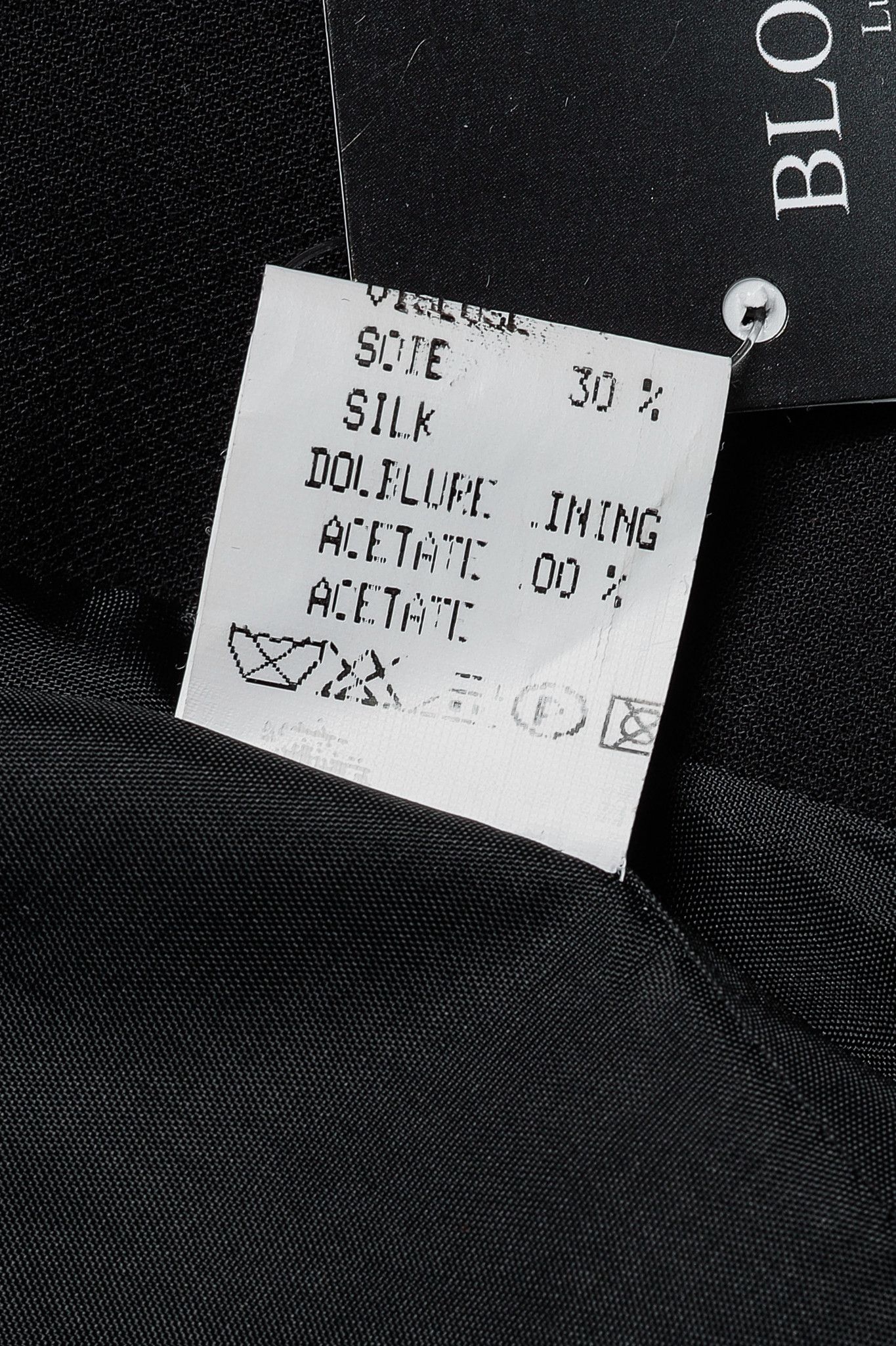 Designer Ursula H Paris Silver Studded Black Blazer Size XS / US 0-2 / IT 36-38 - 11 Thumbnail