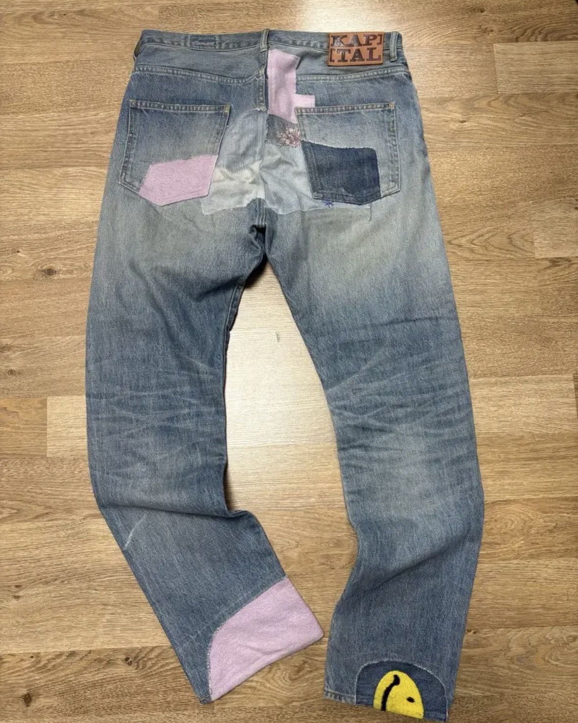 Kapital Kapital Kountry Smiley Gypsy Denim Jeans Size US 36 / EU 52 - 2 Thumbnail