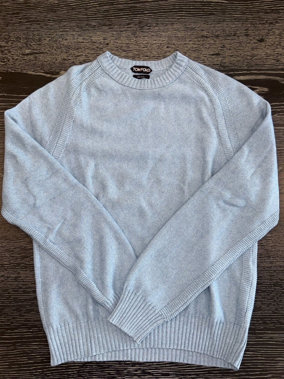 Tom Ford Tom Ford Light Blue Sweater Size US M / EU 48-50 / 2 - 1 Thumbnail