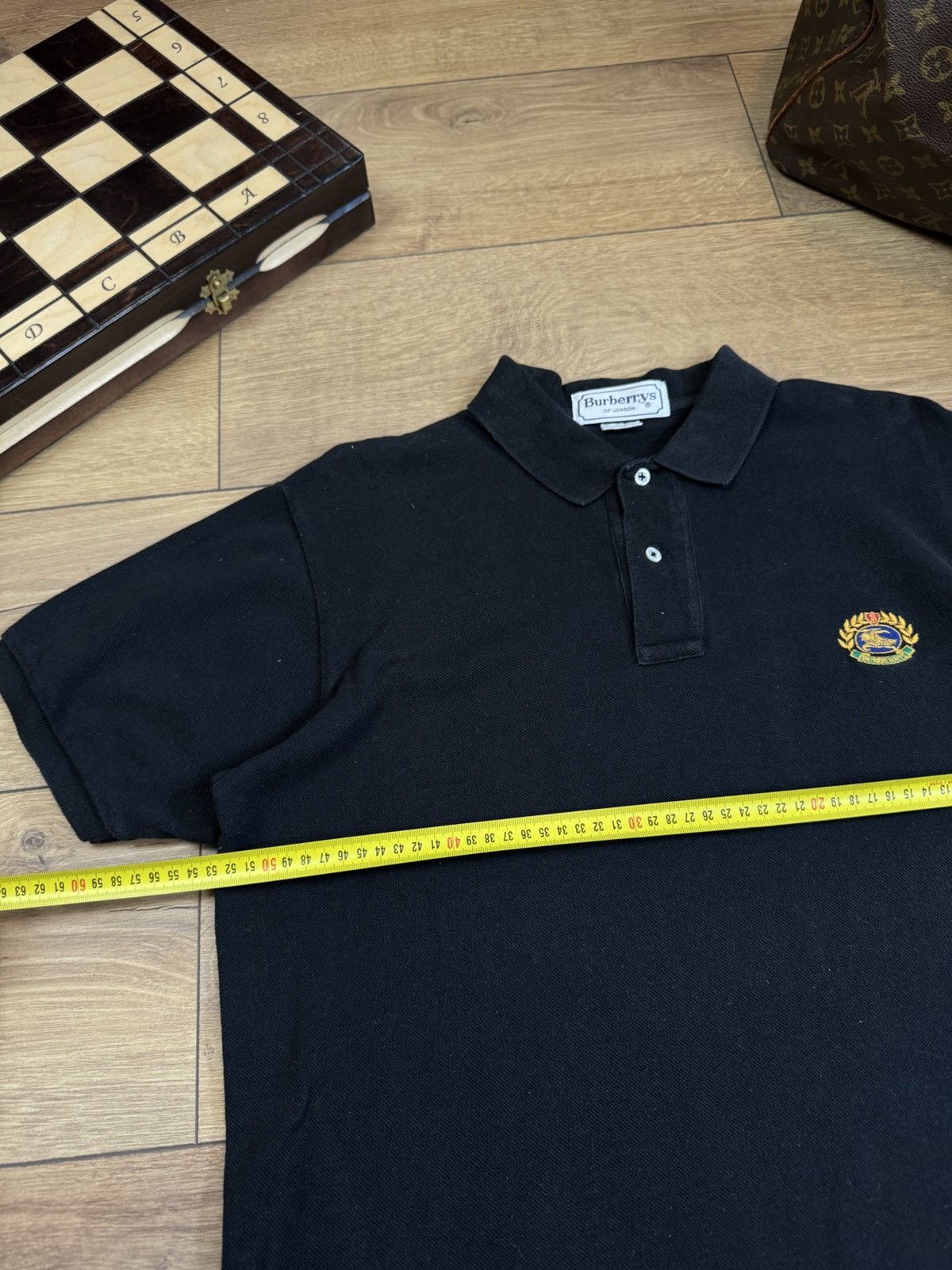 Burberry Vintage polo t shirt Burberry original luxury casual item Size US L / EU 52-54 / 3 - 3 Thumbnail