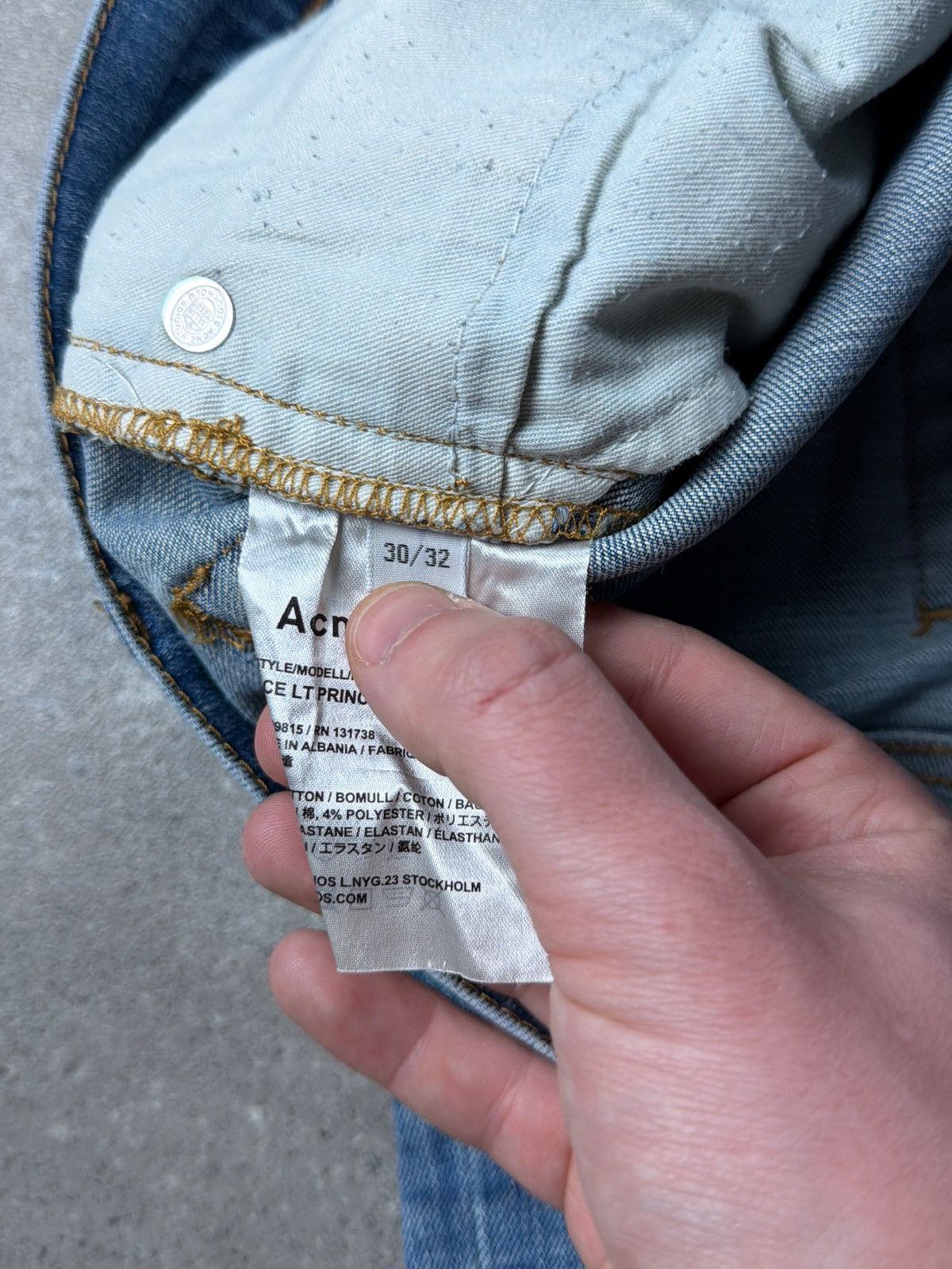 Acne Studios Acne Studios Ace Lt Prince skinny jeans Size US 30 / EU 46 - 4 Thumbnail
