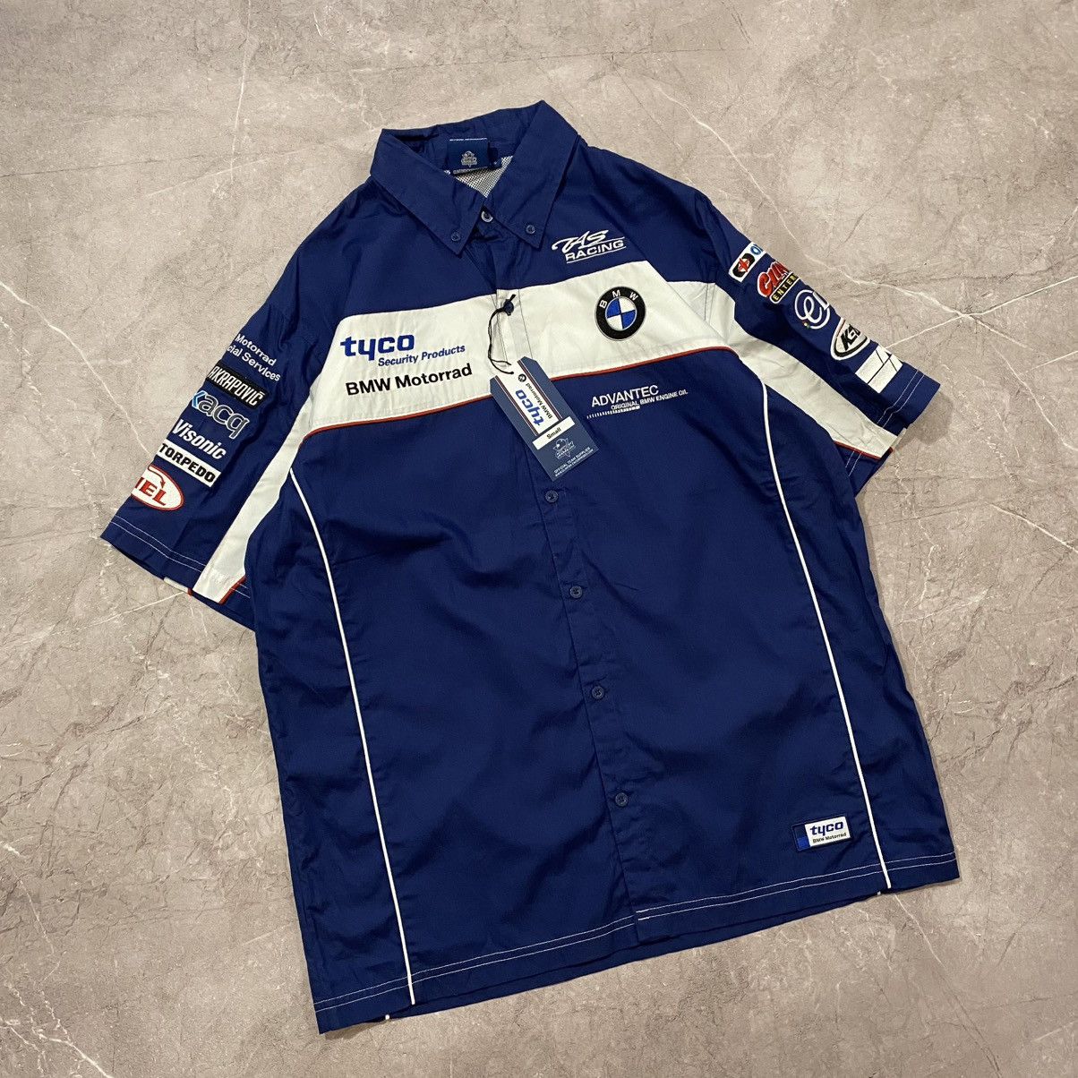 BMW × Vintage NEW WITH TAG ! VINTAGE BMW MOTORRAD TYCO RACING SHIRT Size US M / EU 48-50 / 2 - 1 Thumbnail