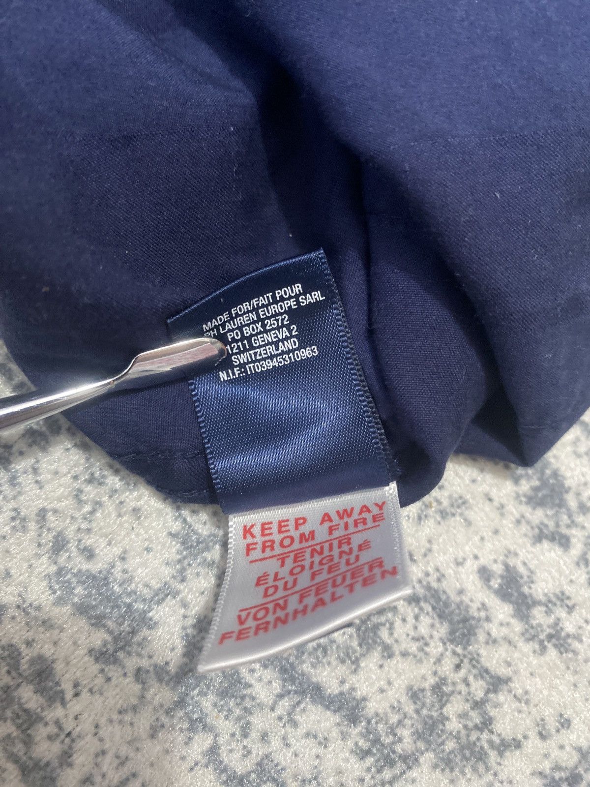 Ralph Lauren Vintage ralph lauren sleepwear shirt button up logo on chest Size US XL / EU 56 / 4 - 4 Thumbnail
