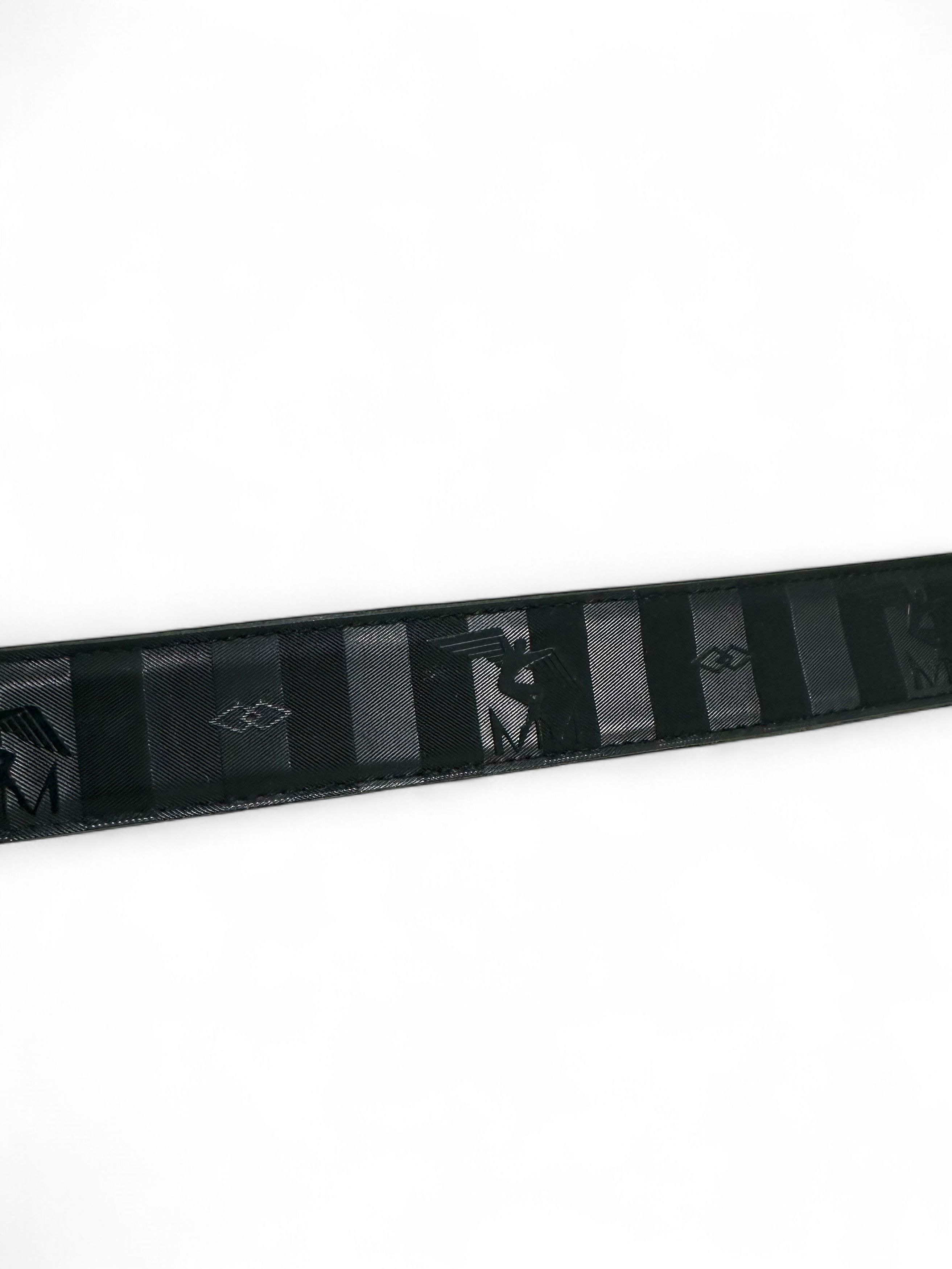 Maison Mollerus Vintage Maison Mollerus Leather Black Belt S-M Size ONE SIZE - 6 Thumbnail