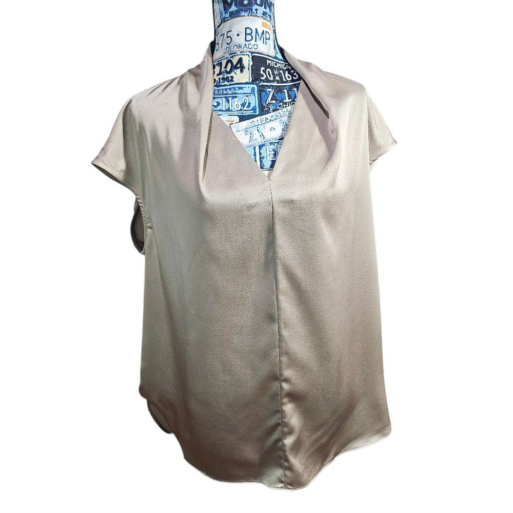 Other MOTF Gold Cap Sleeve Tank Blouse XL Size XL / US 12-14 / IT 48-50 - 1 Thumbnail