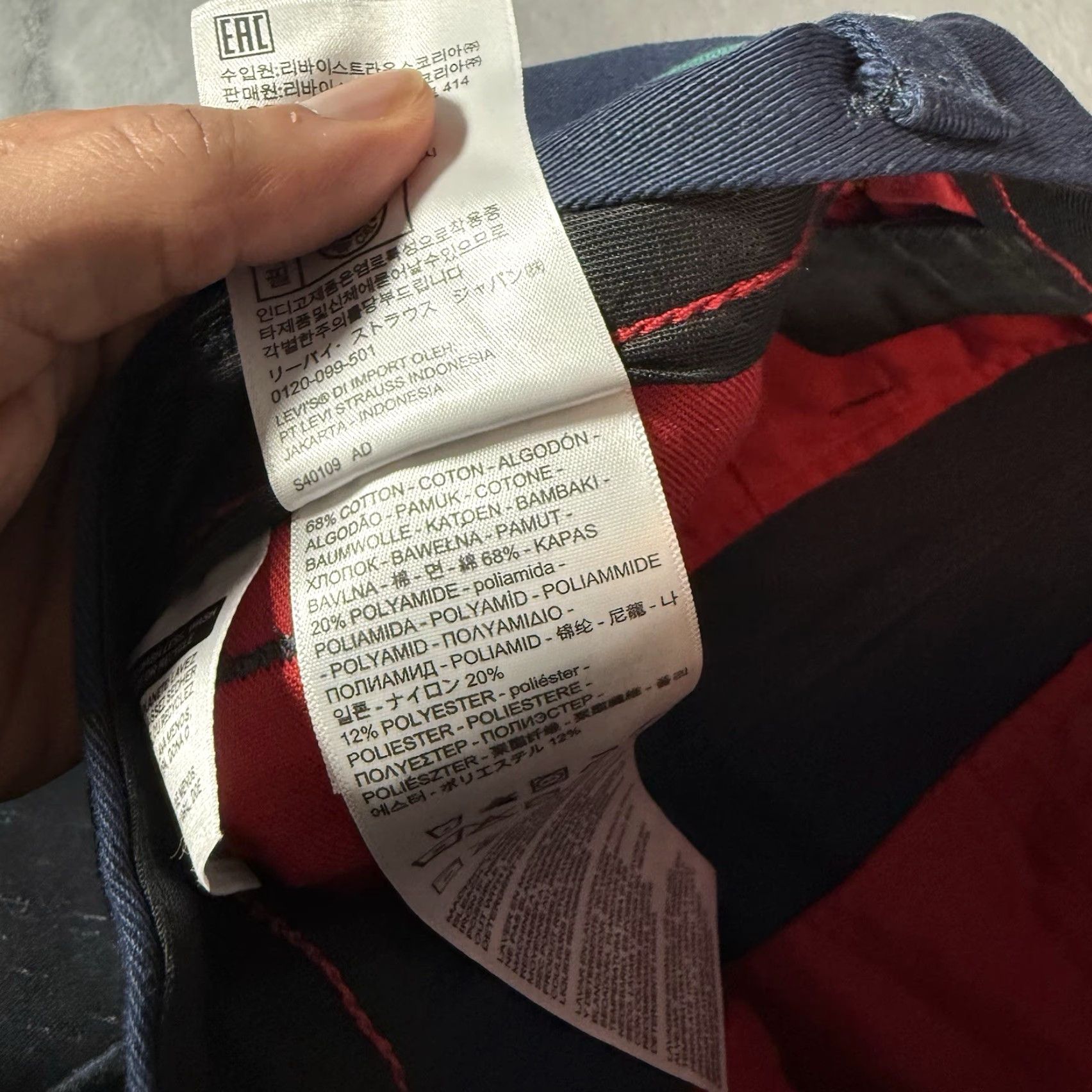 Levi's Levis Cordura Work Pants Levis Skateboarding Men 31x30 Altered Length 31x28 Size US 31 - 3 Thumbnail