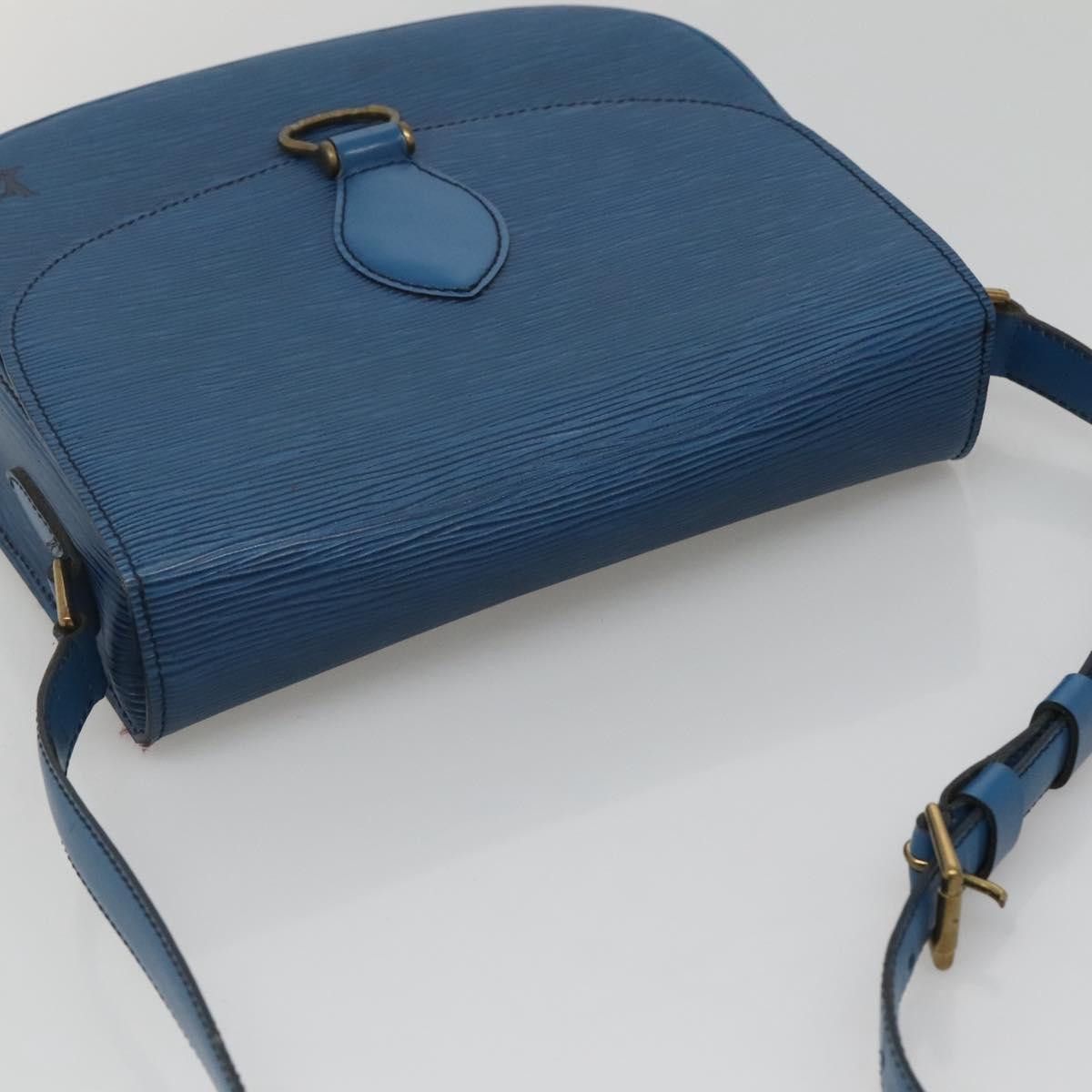 Louis Vuitton LOUIS VUITTON Epi Saint Cloud GM Shoulder Bag Toledo Blue Size ONE SIZE - 6 Thumbnail
