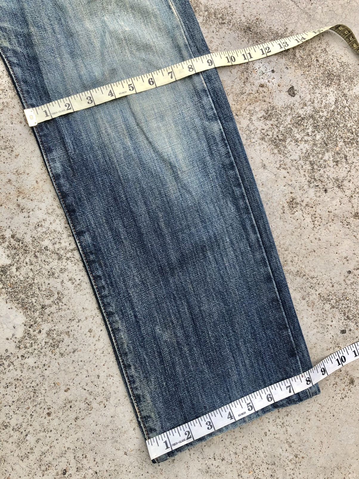 Japanese Brand VINTAGE RUSTY BLUE GOLD RUSH JEANS Size US 32 / EU 48 - 14 Thumbnail