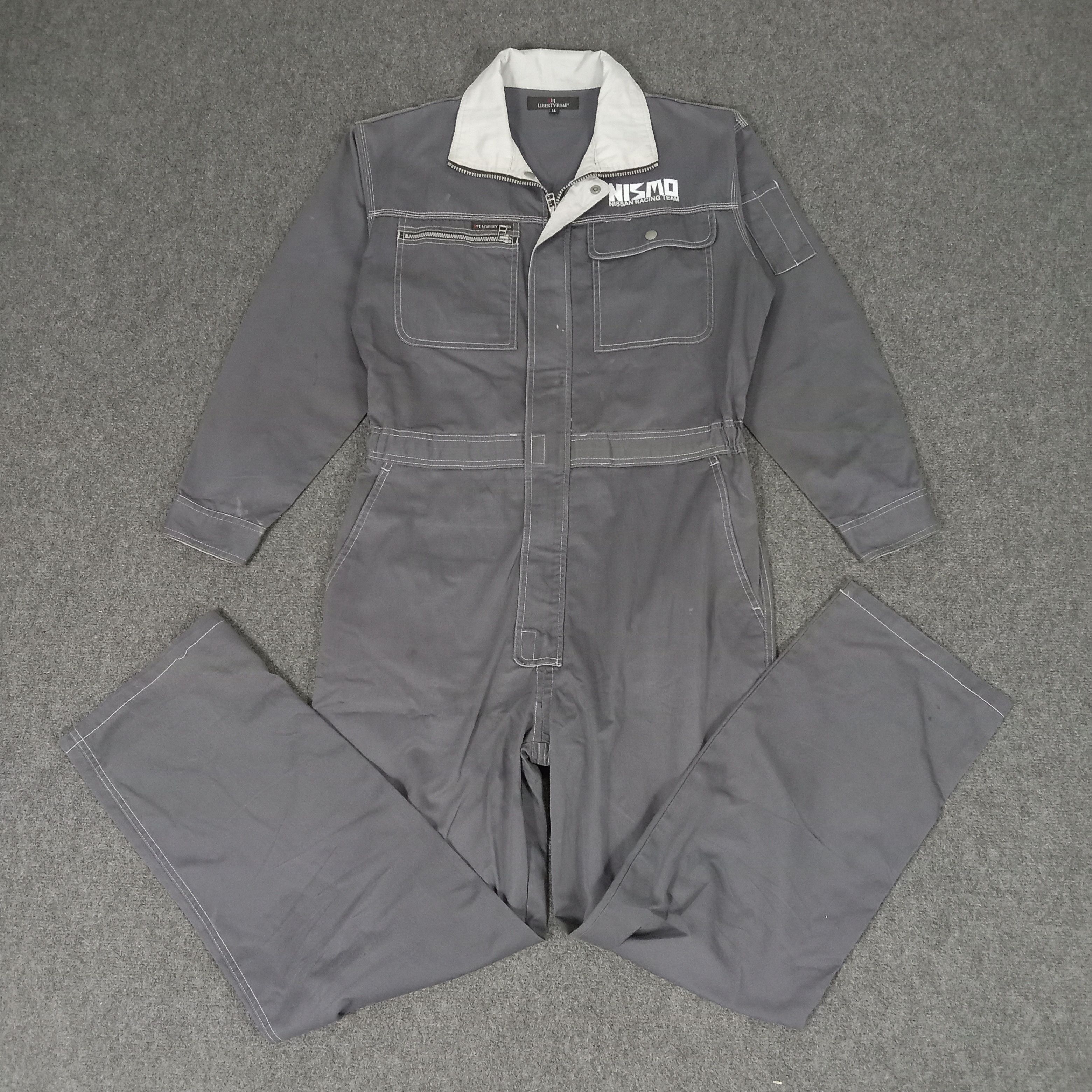 Japanese Brand × Vintage Nismo Nissan Racing Team Custom Art Coverall Jacket Size US L / EU 52-54 / 3 - 5 Thumbnail