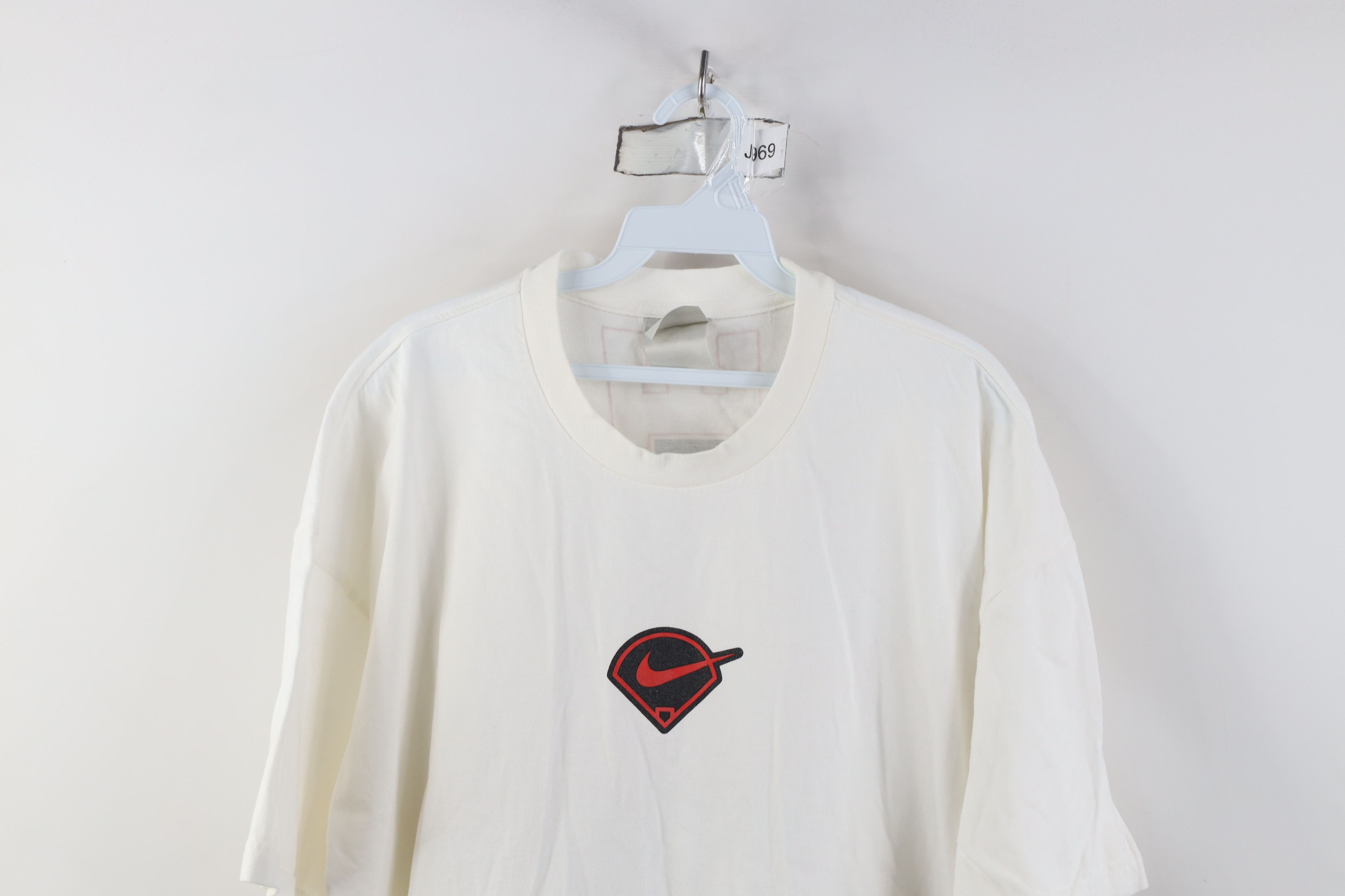 Vintage 90s Nike Baseball Center Swoosh Spell Out T-shirt