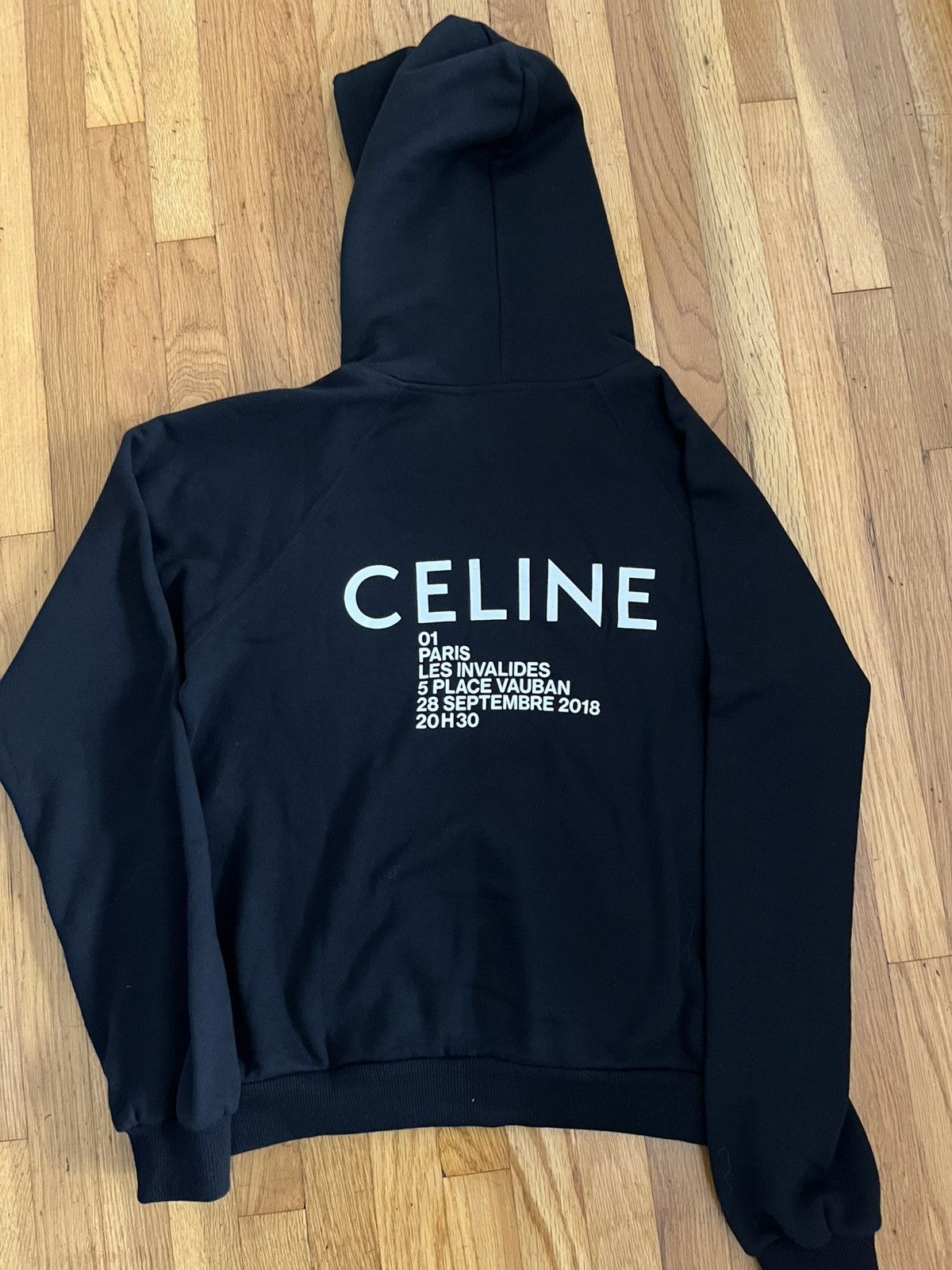 Celine Hedi Slimane SS19 Celine Invitation Hoodie Size US S / EU 44-46 / 1 - 2 Thumbnail