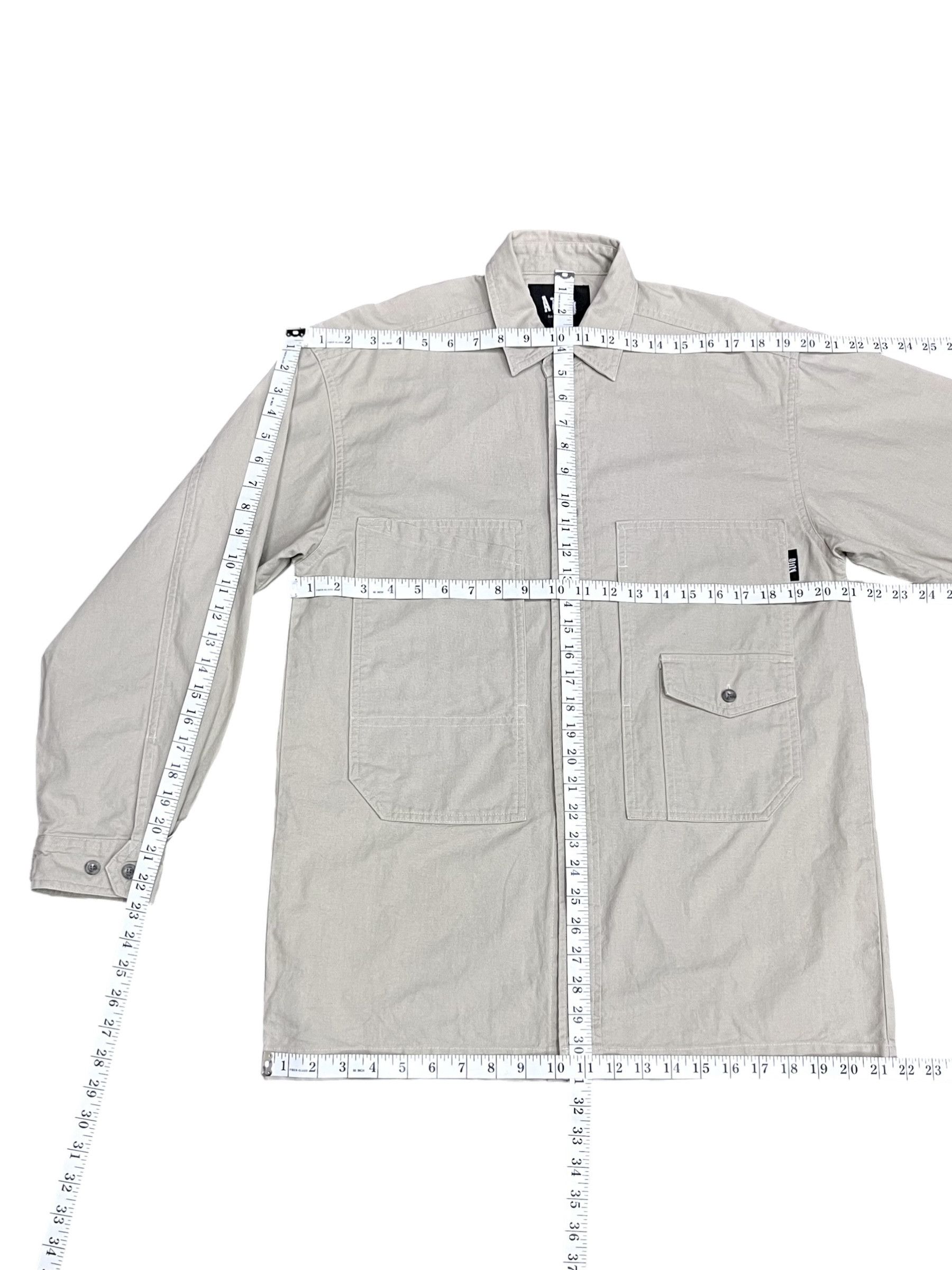 Azito Daily Workwear Overshirt w/ Double Knee Style Pocket