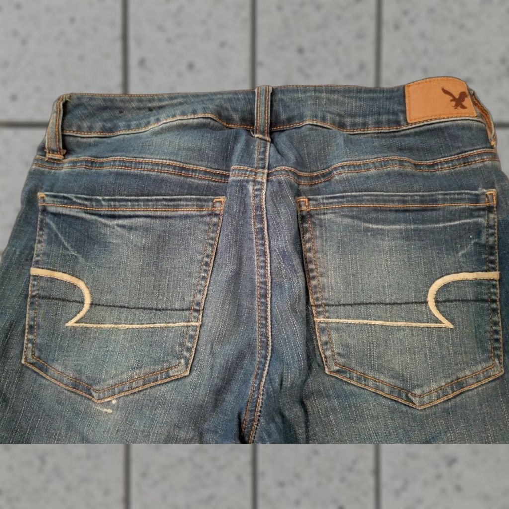 American Eagle Outfitters Womens American Eagle Outfitters Jeans Jegging Denim Blue 6 Jeans Regular XS? Size 28" / US 6 / IT 42 - 1 Thumbnail