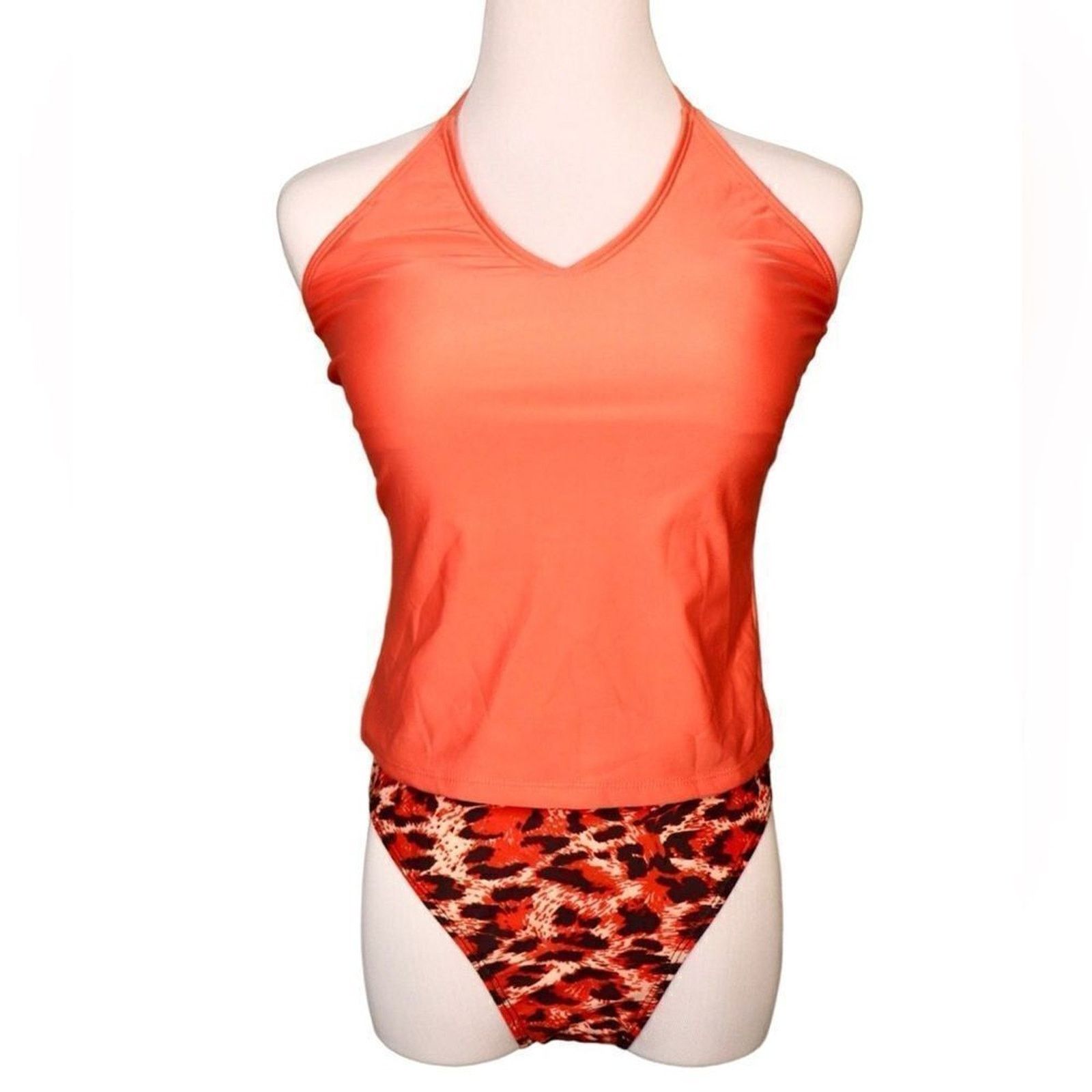 Other Bobbie Brooks Cheetah 2pc Tankini Swimsuit MEDIUM Vacation Size M / US 6-8 / IT 42-44 - 1 Thumbnail