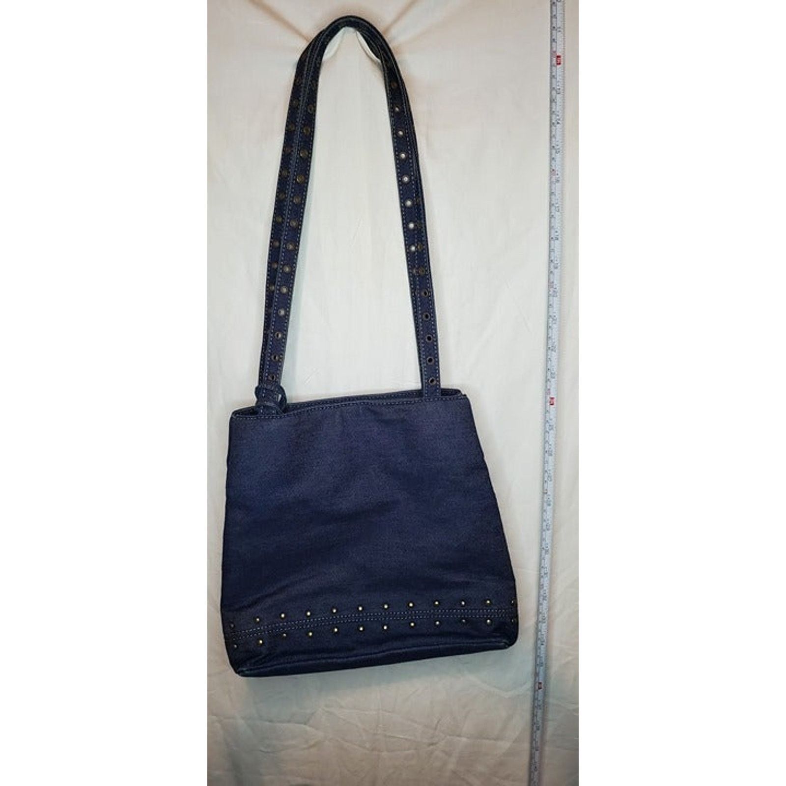 Other Women’s Blue Jeans Denim Shoulder Bag with Zipper Closure Size ONE SIZE - 1 Thumbnail