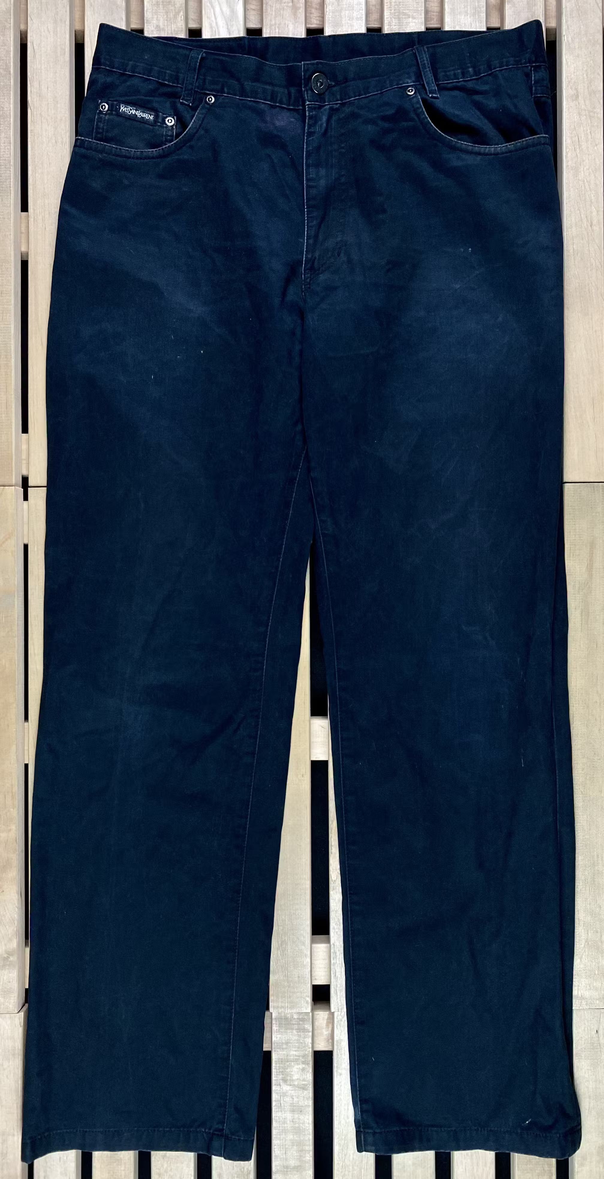 Vintage × Yves Saint Laurent Mens Pants Jeans Yves Saint Laurent Vintage YSL Size 34 Size US 34 / EU 50 - 1 Thumbnail