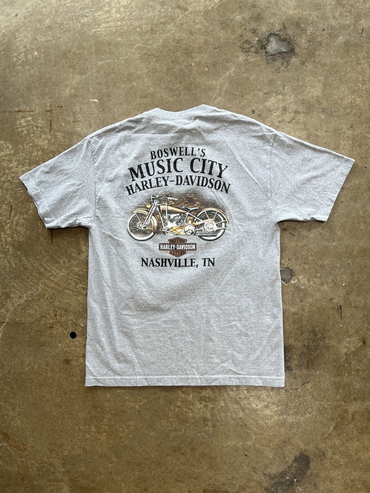 Harley Davidson Harley Davidson Music City Nashville Motorcycle Tee Large Size US L / EU 52-54 / 3 - 2 Thumbnail