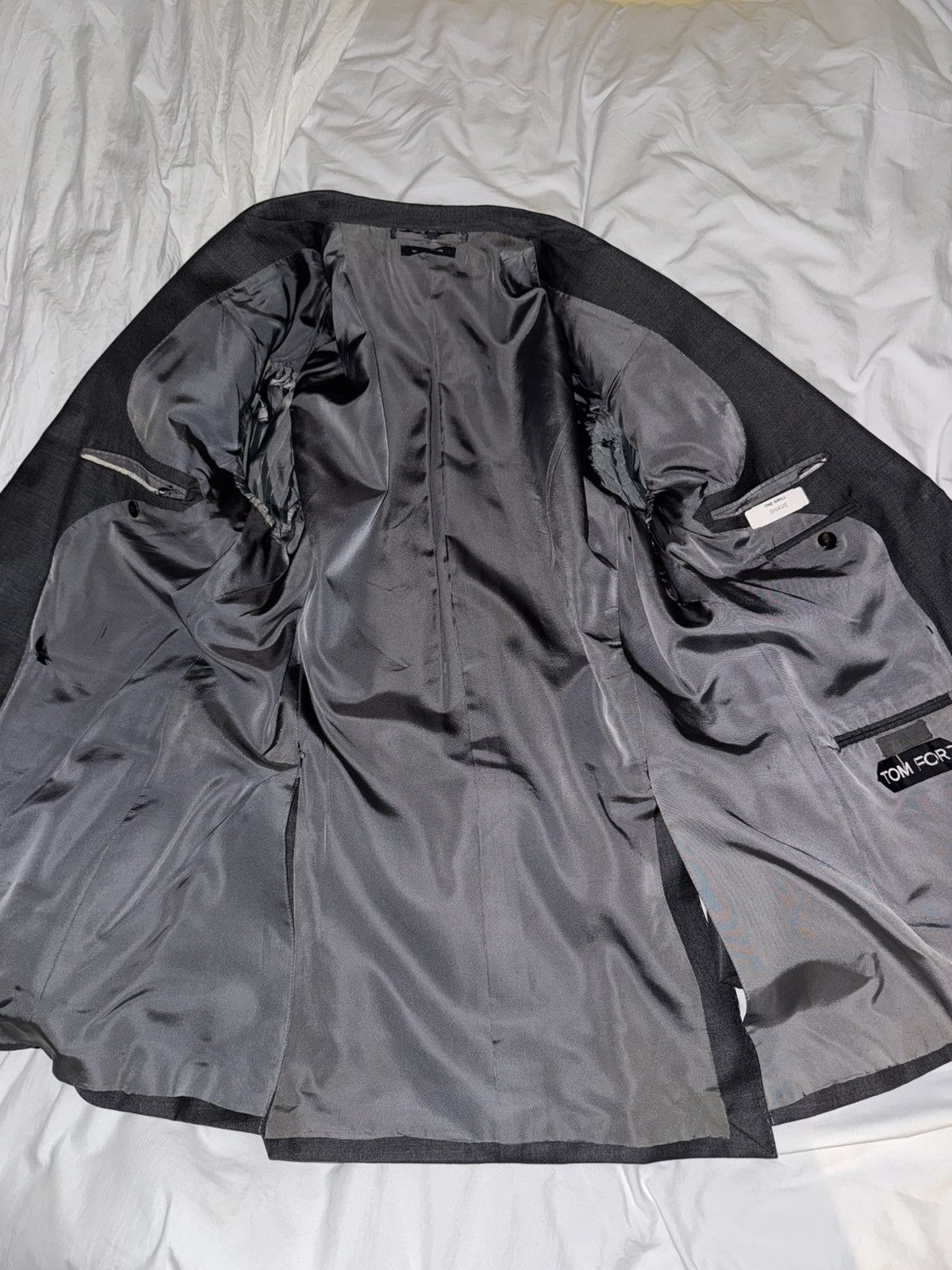 Tom Ford TOM FORD SUIT JACKET GREY Size 42R - 7 Thumbnail
