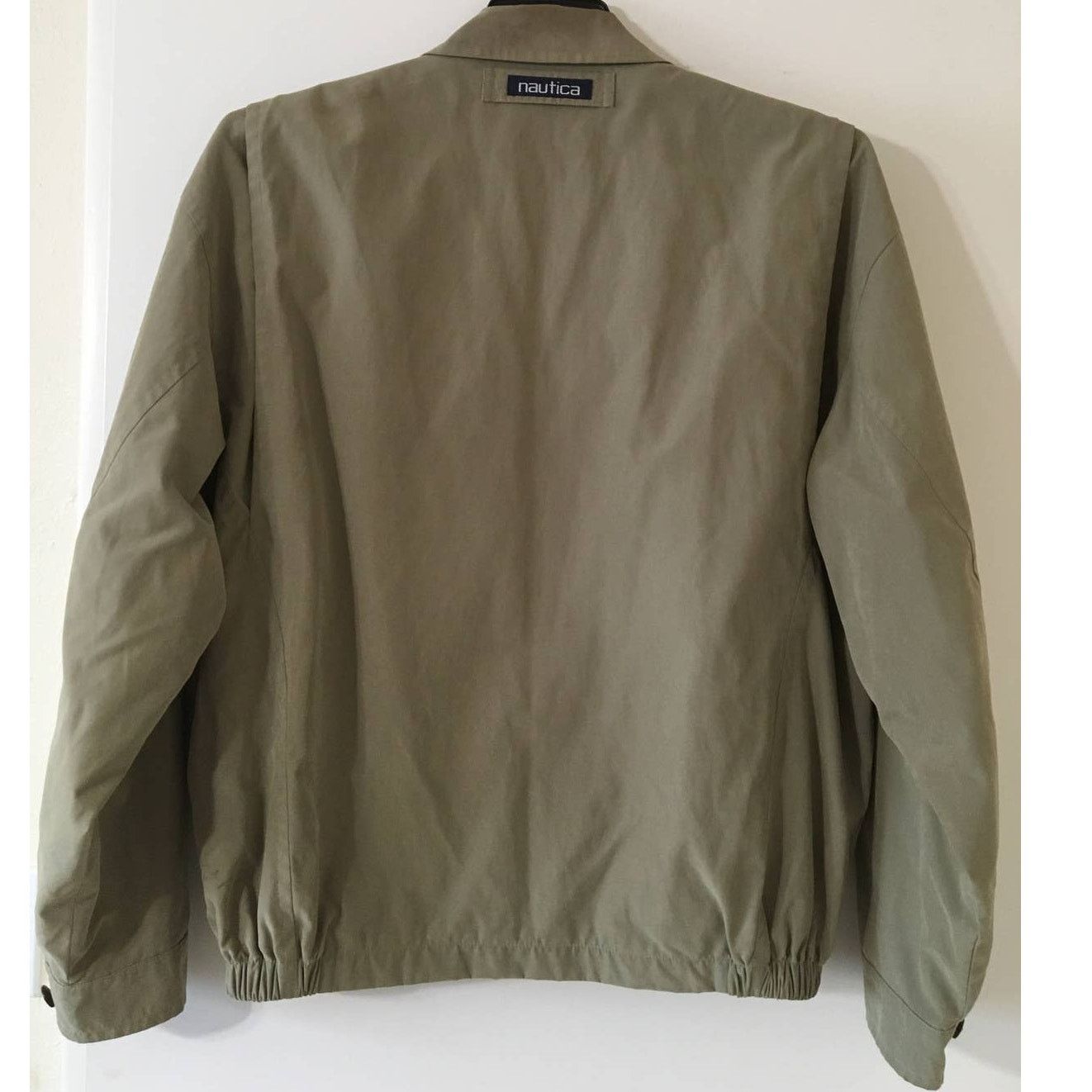 Nautica Nautica Medium Khaki Colored Lined Windbreaker Jacket Size US M / EU 48-50 / 2 - 6 Thumbnail