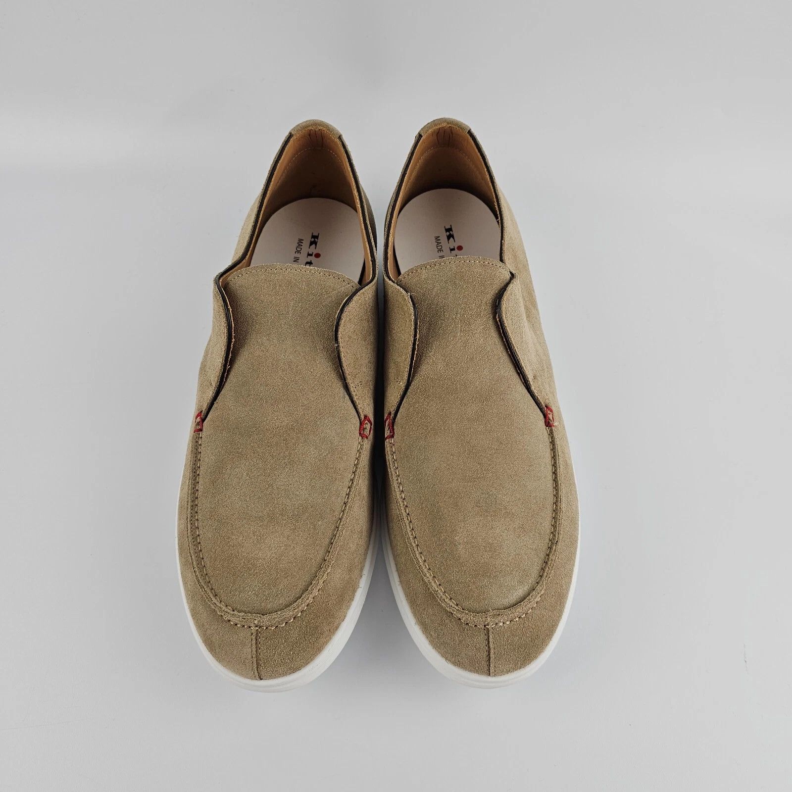 Kiton KITON Beige Suede Loafers New And Authentic Size US 11.5 / EU 44-45 - 5 Thumbnail