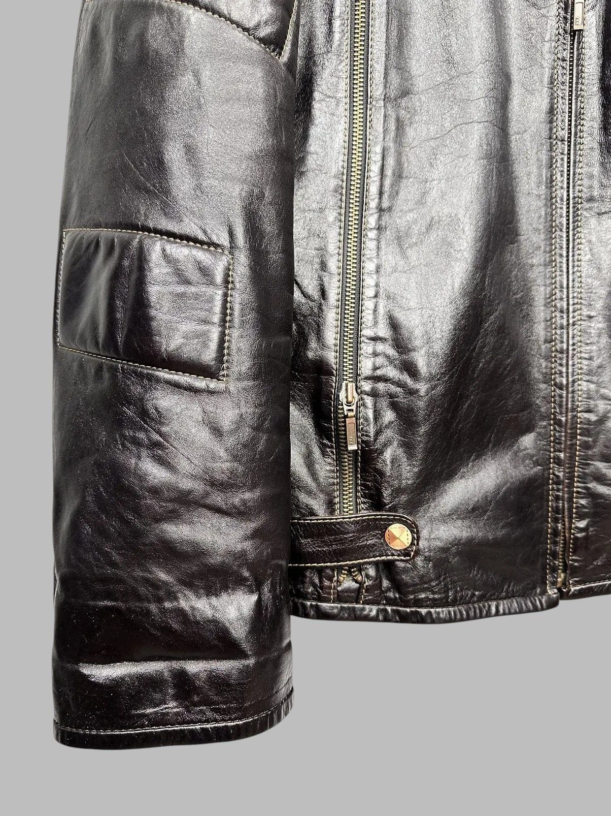 Dolce & Gabbana Leather Jacket Vintage Junya Watanabe Avantgarde Style Size US M / EU 48-50 / 2 - 7 Thumbnail